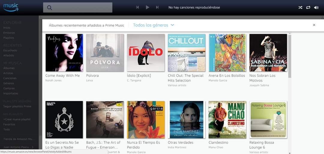 Escuchar musica con store amazon prime