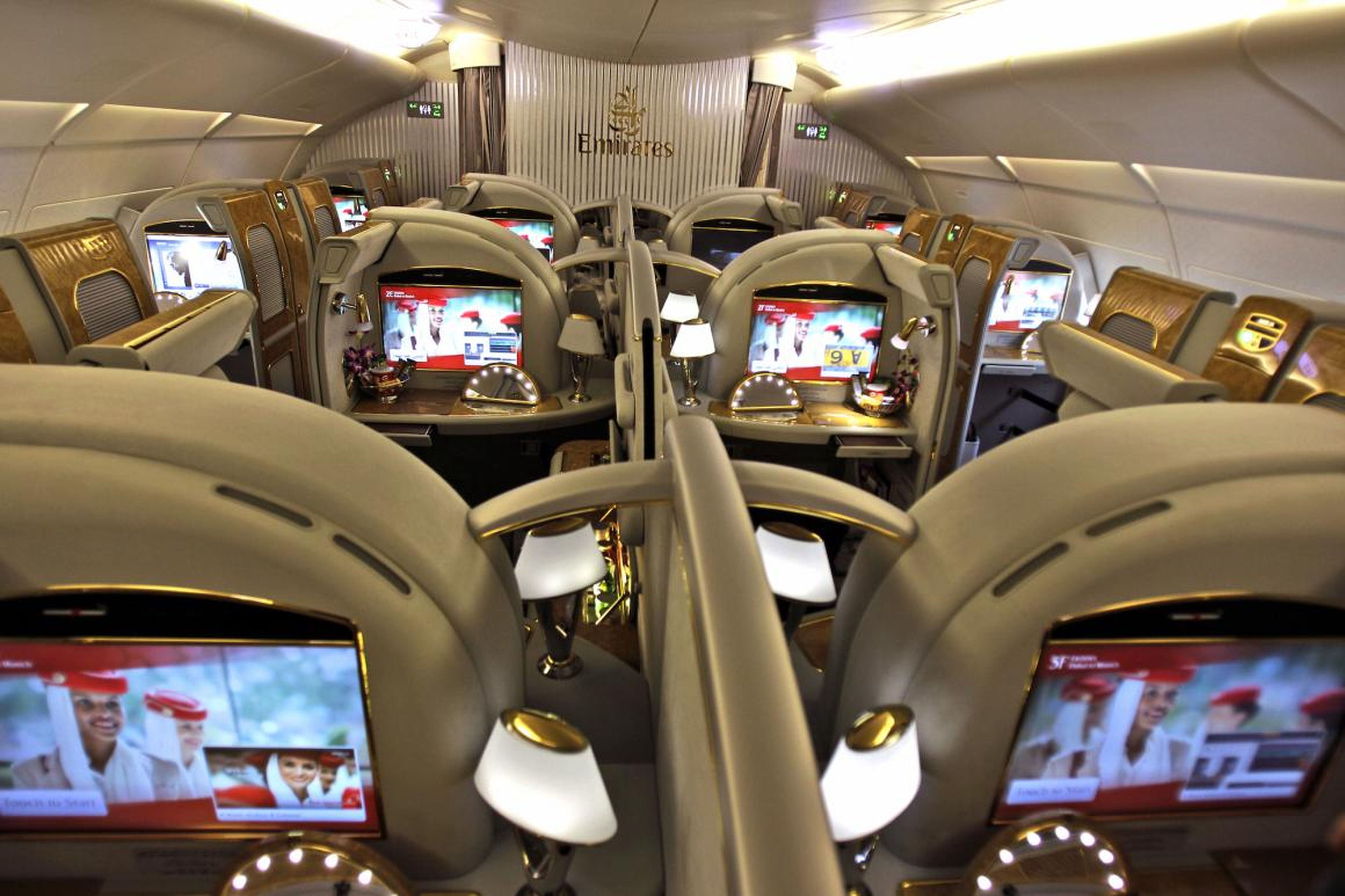 And then there are the first-class suites that Emirates offers ...