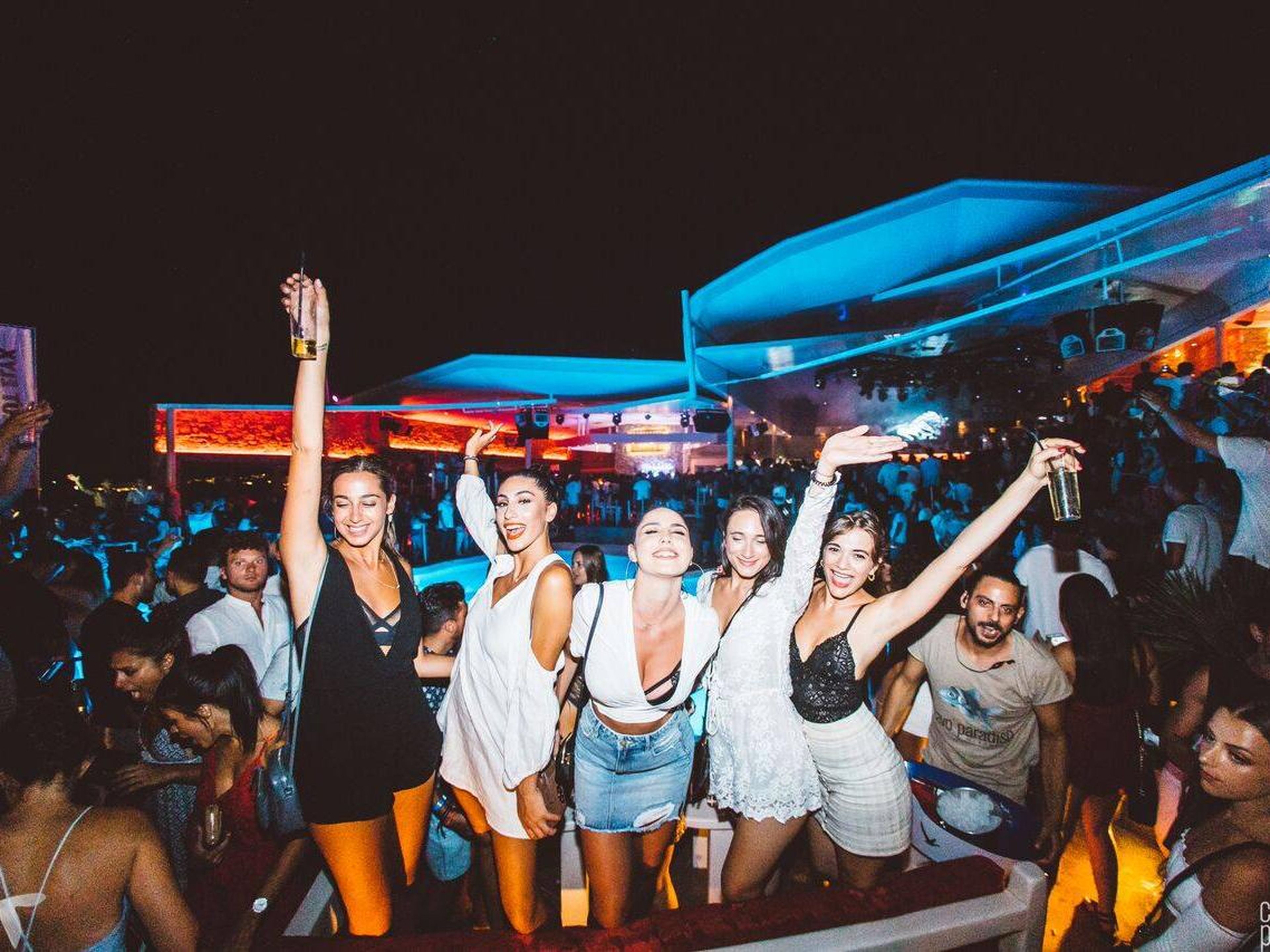 Mykonos doesn't have a ton of clubs, but it does have Cavo Paradiso, , a 2,000-person open-air club on a cliff overlooking the Aegean. Many international DJ superstars like Afrojack consider it a legendary venue.