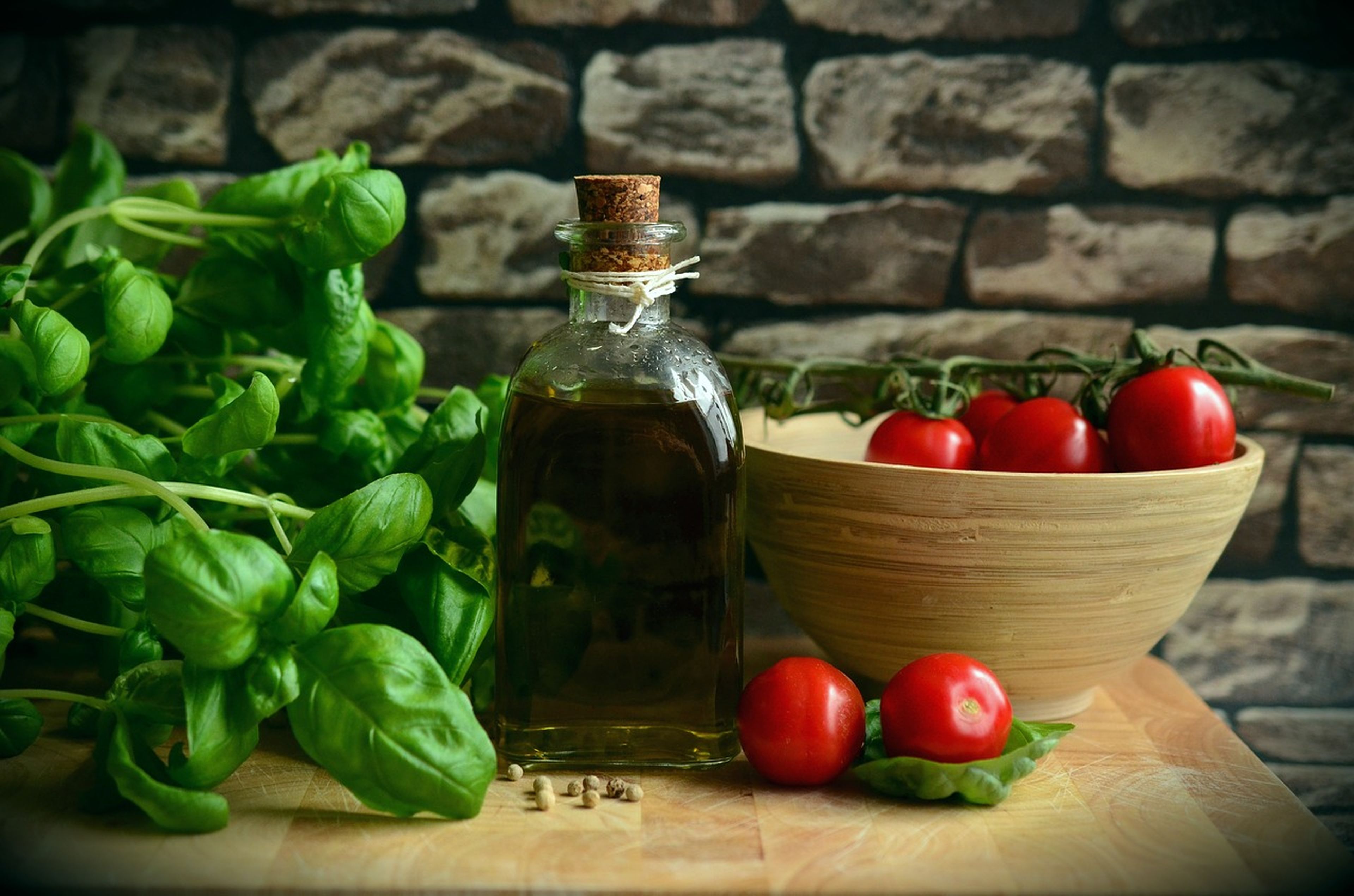 Dieta Mediterránea, verduras, aceite, tomate, sano