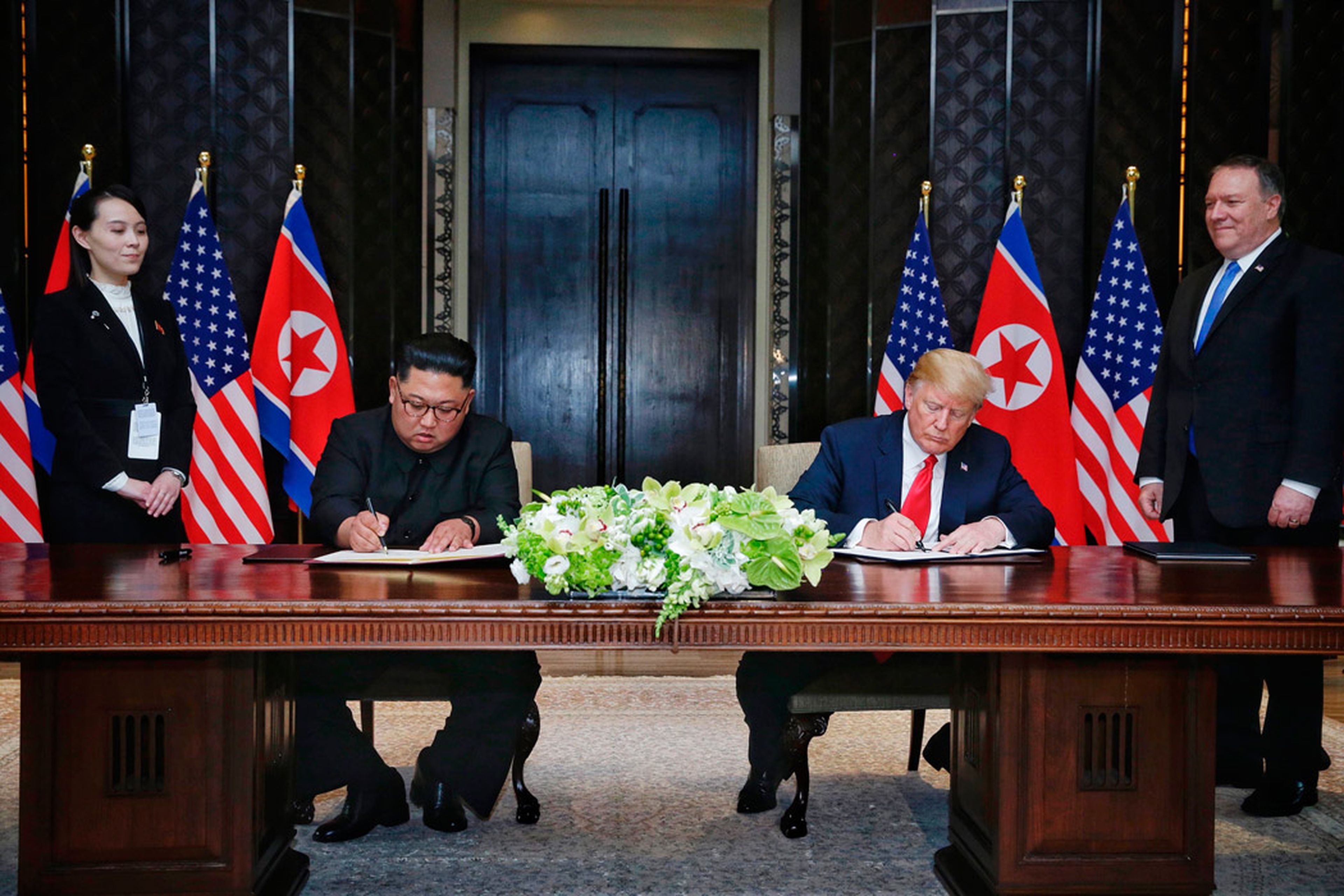 Documento acuerdo Corea del Norte y Estados Unidos