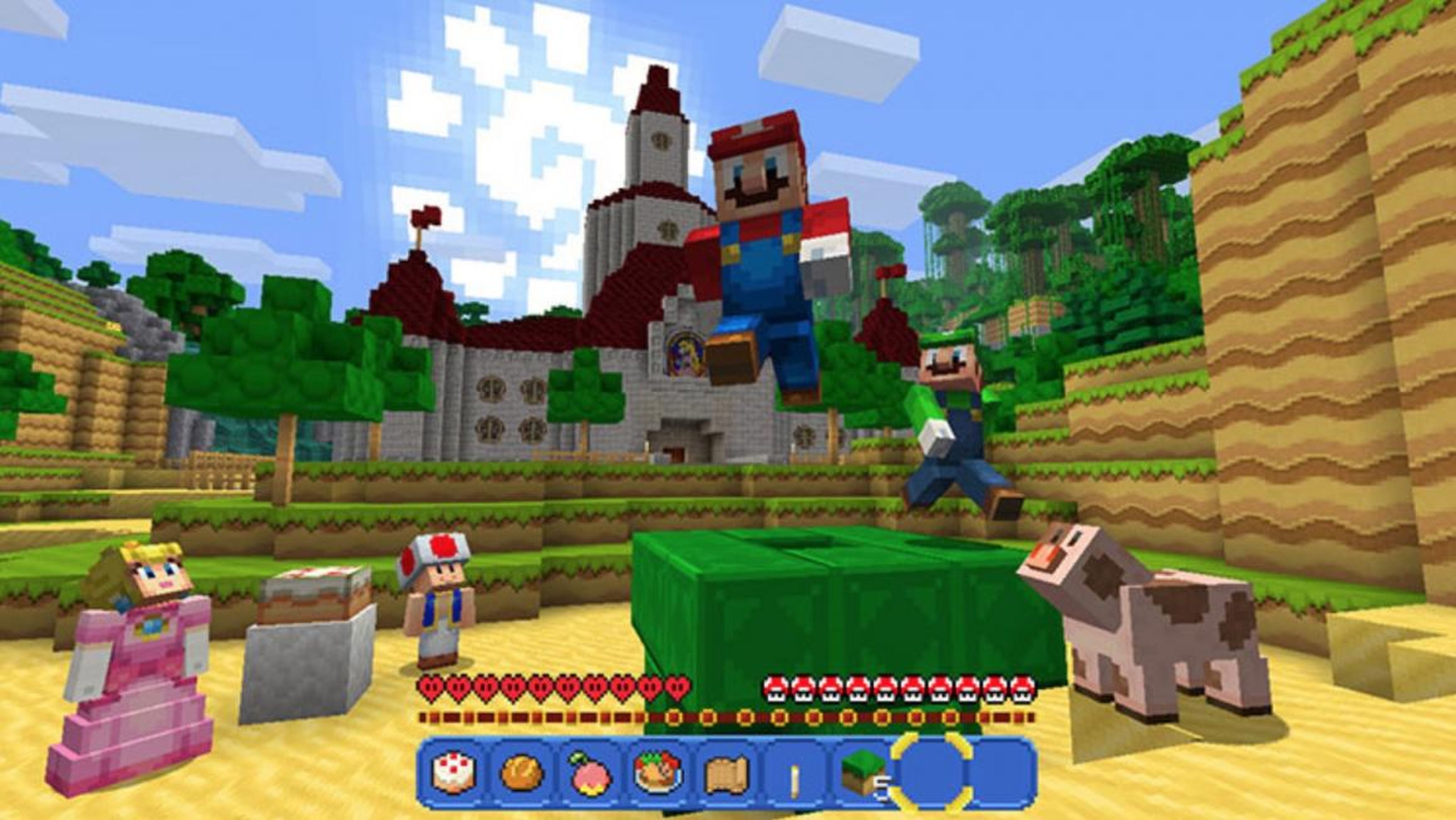 Nintendo characters even appear in the Microsoft-owned "Minecraft."