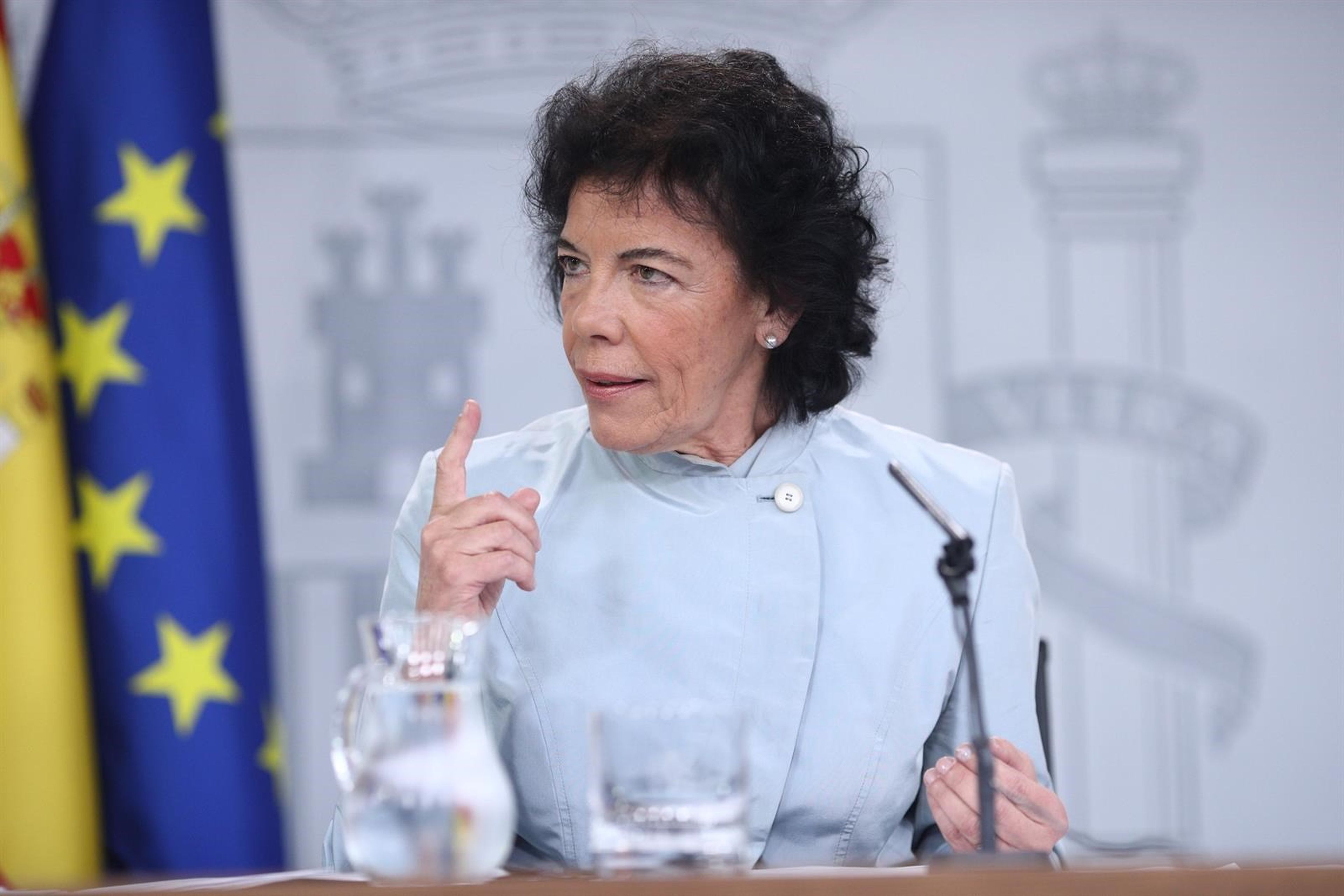 La ministra de Educación y portavoz del Gobierno, Isabel Celaá.
