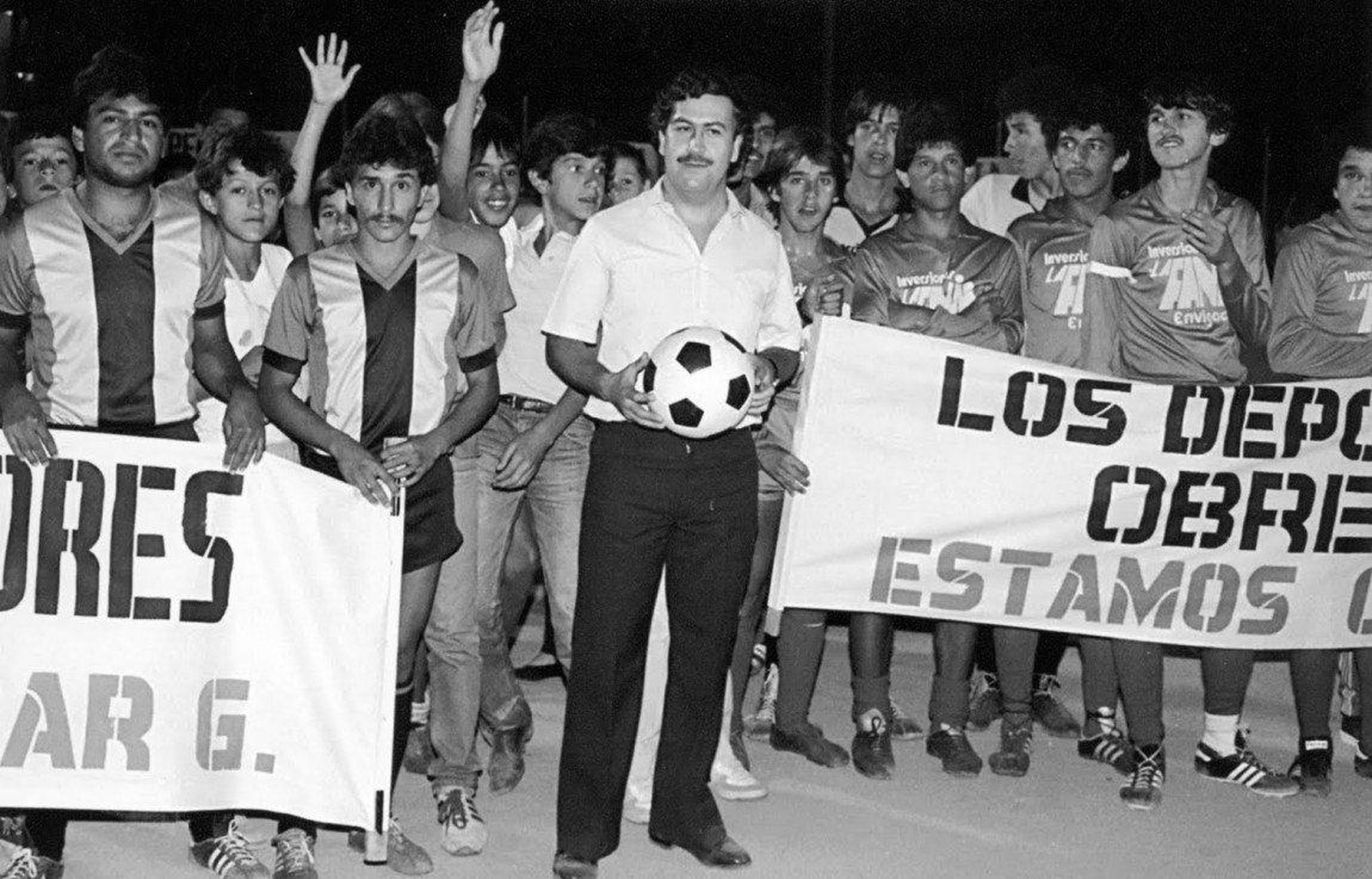 Pablo Escobar was known for his largesse, including funding local soccer clubs.