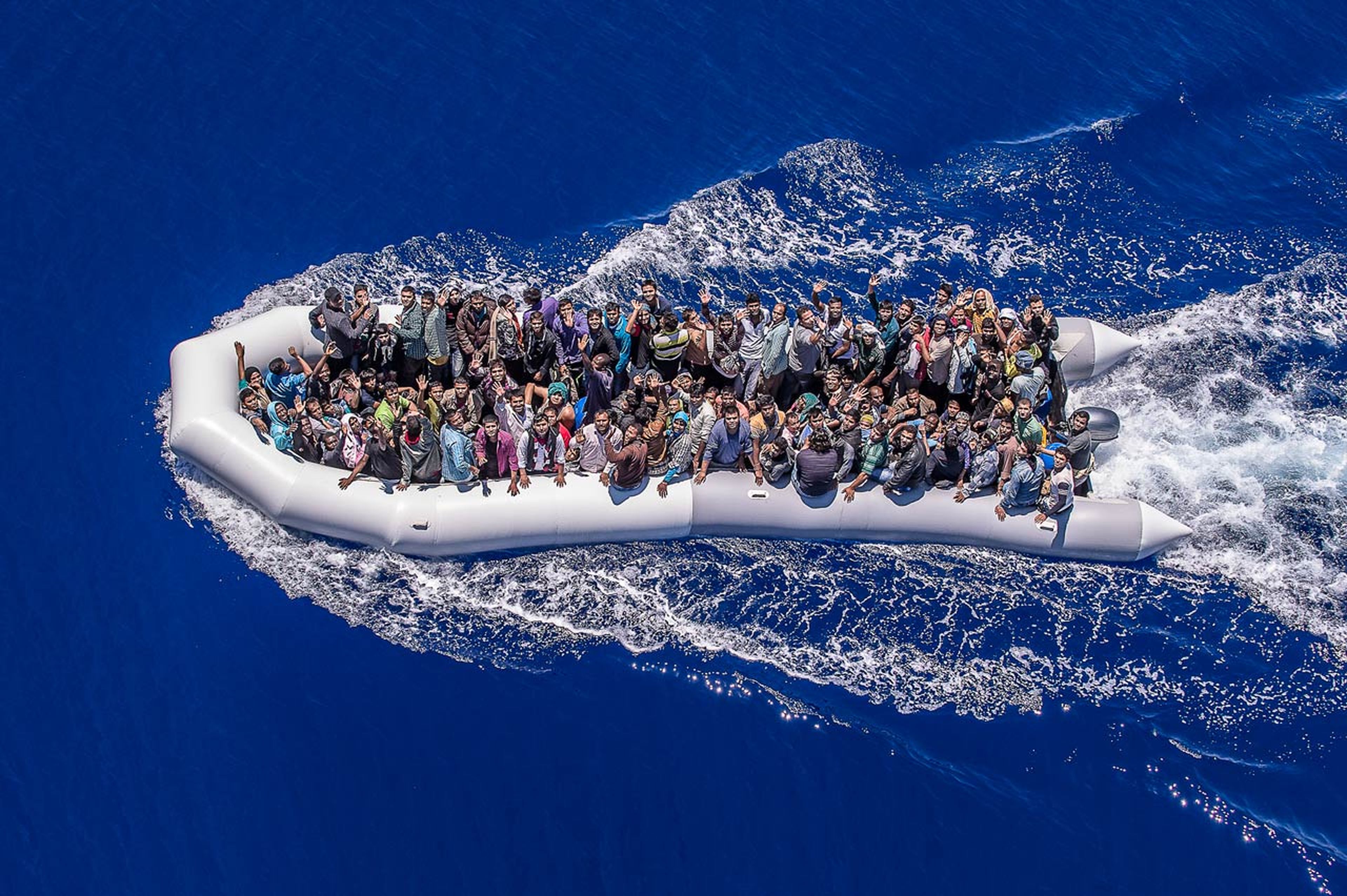 Refugiados en el Mediterráneo