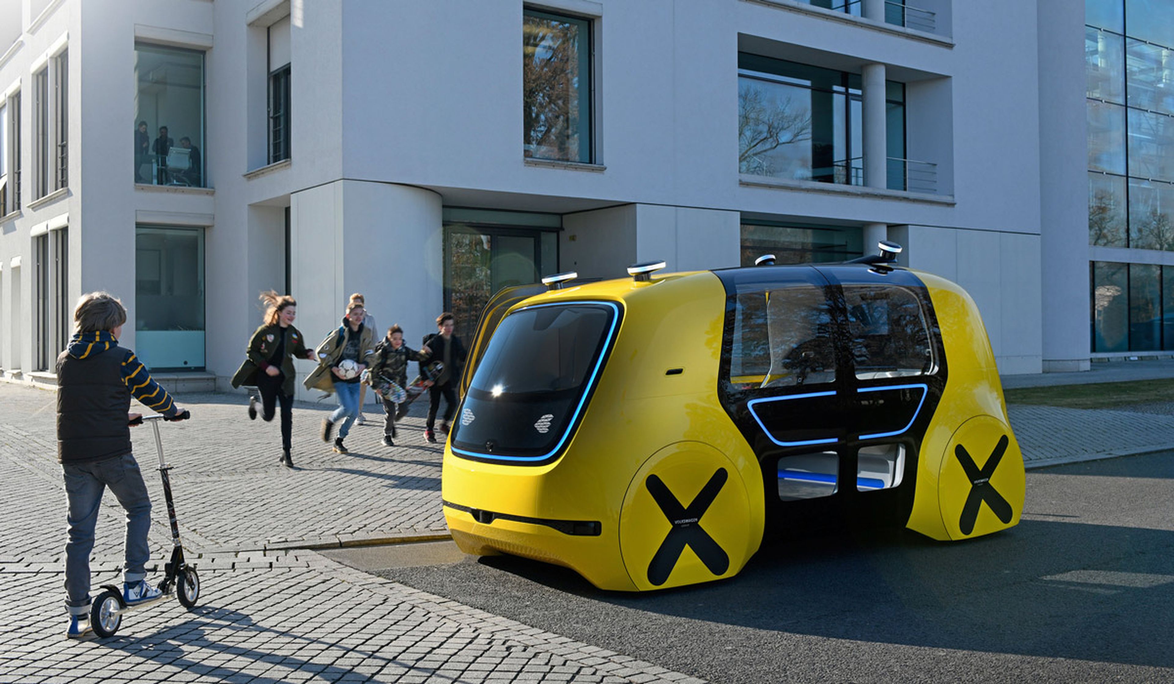 Sedric es el taxi robot que Volkswagen presentó en 2017.