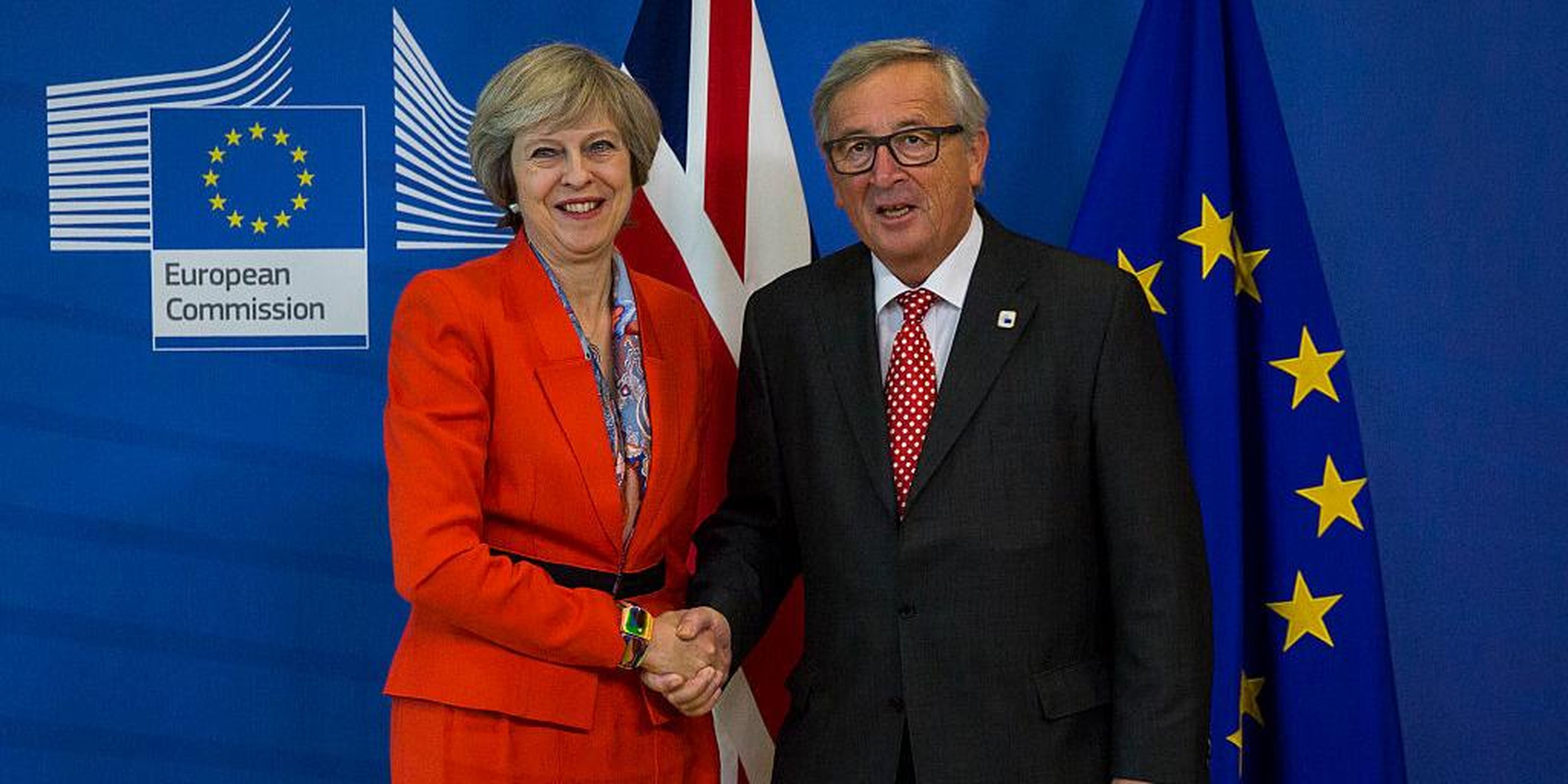 Theresa May has a greed a Brexit deal with EU leaders.