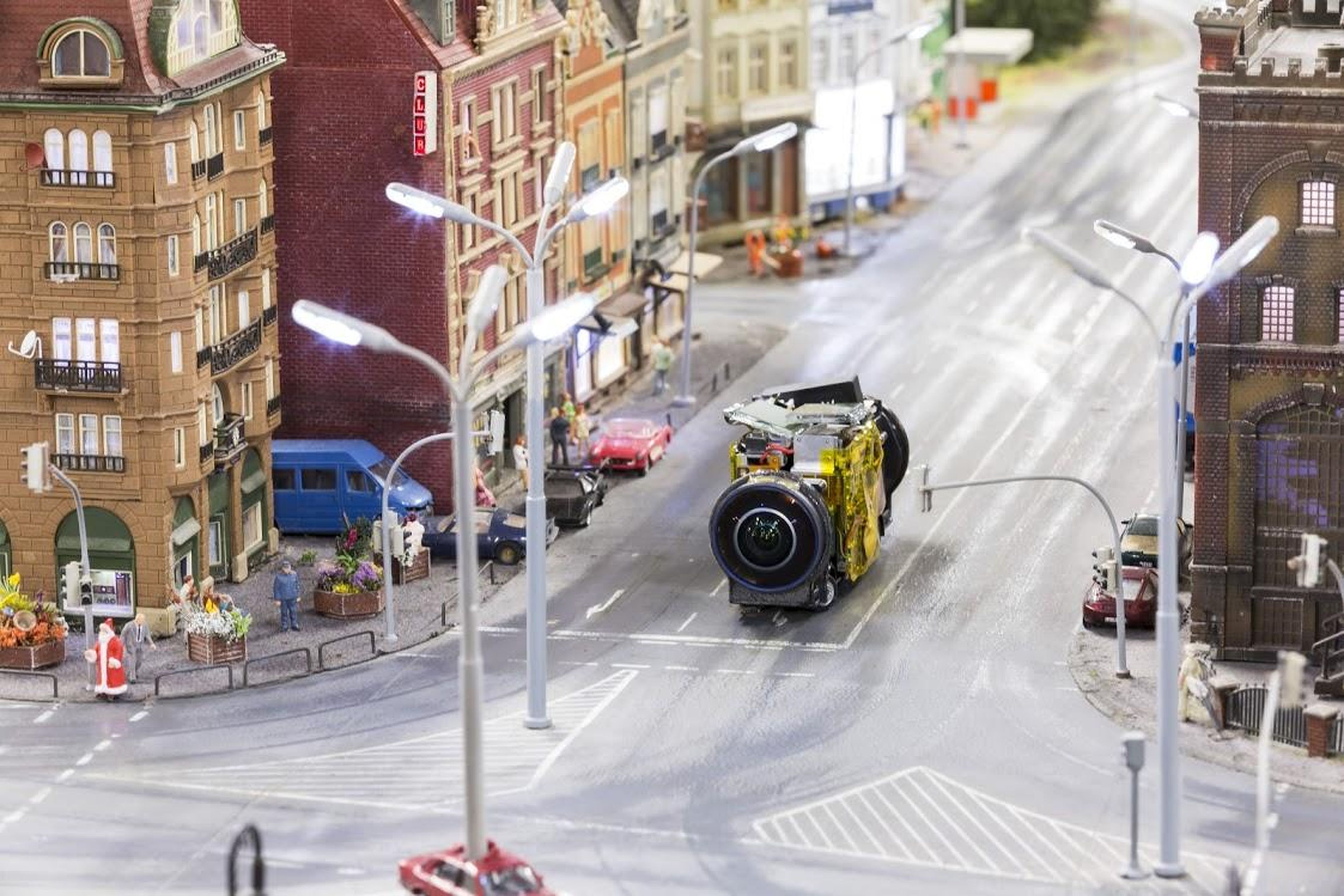 The tiny Street View car couldn't actually film anything, which is why Google and Ubilabs built a fleet of mini camera-mounted devices to cruise the streets ...