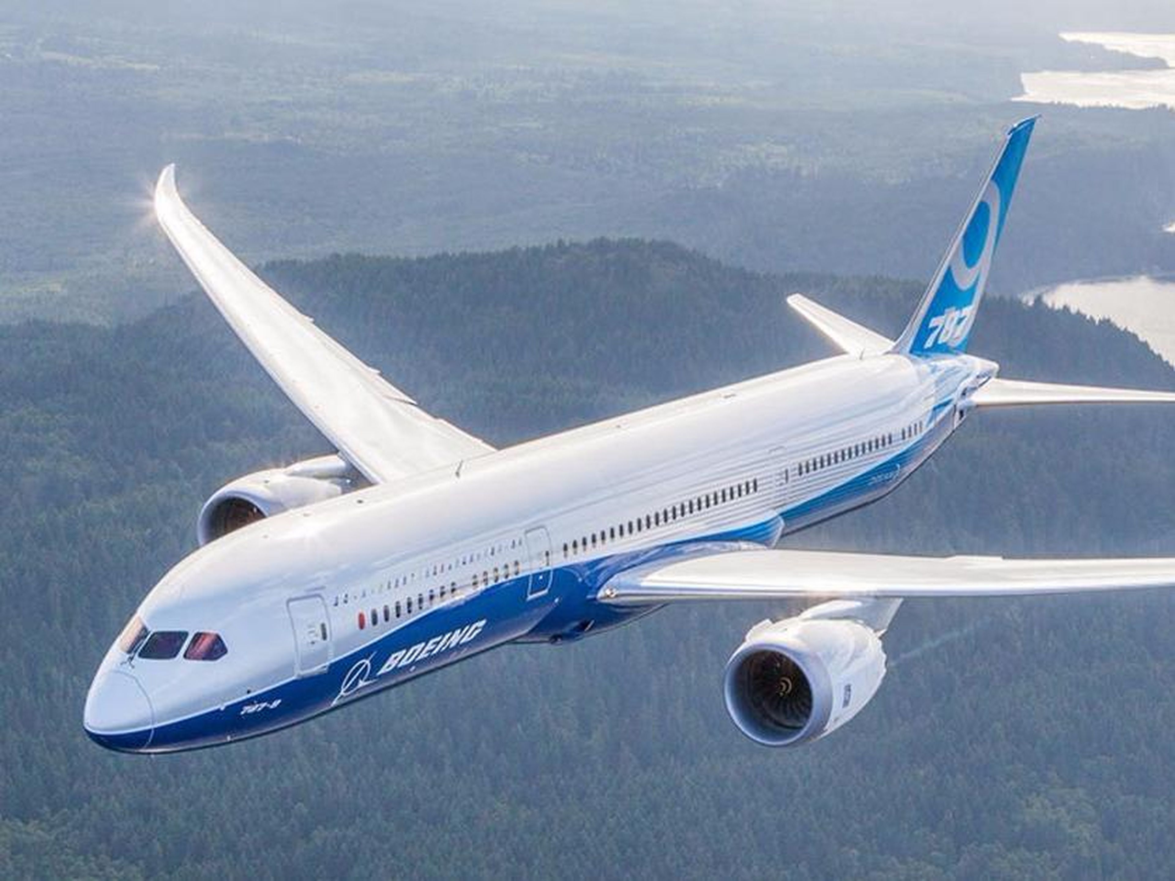 The Boeing 787-8 Dreamliner was the first in a new generation of ultra-fuel-efficient wide-body airliners.