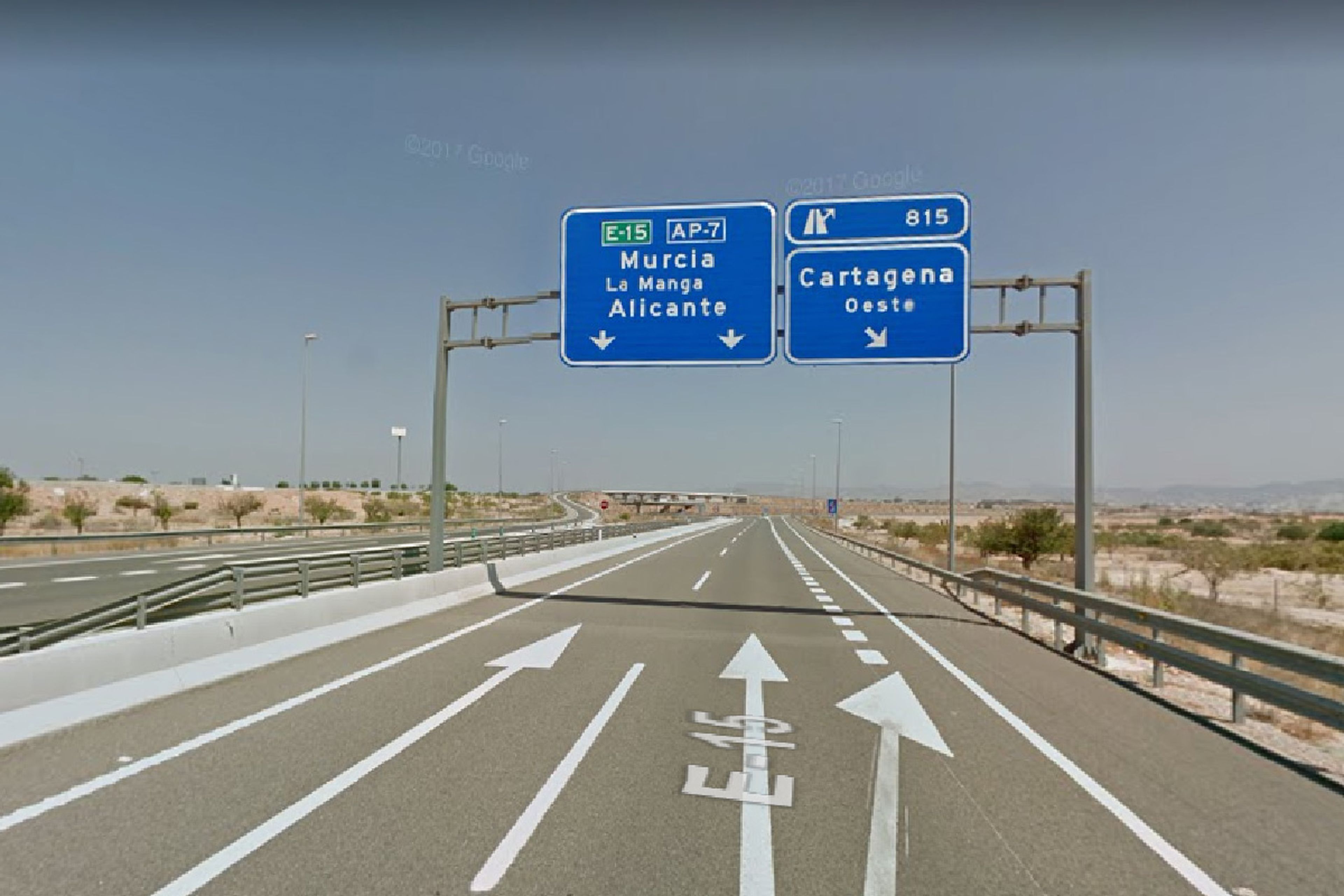 AP-7 Alicante-Cartagena.