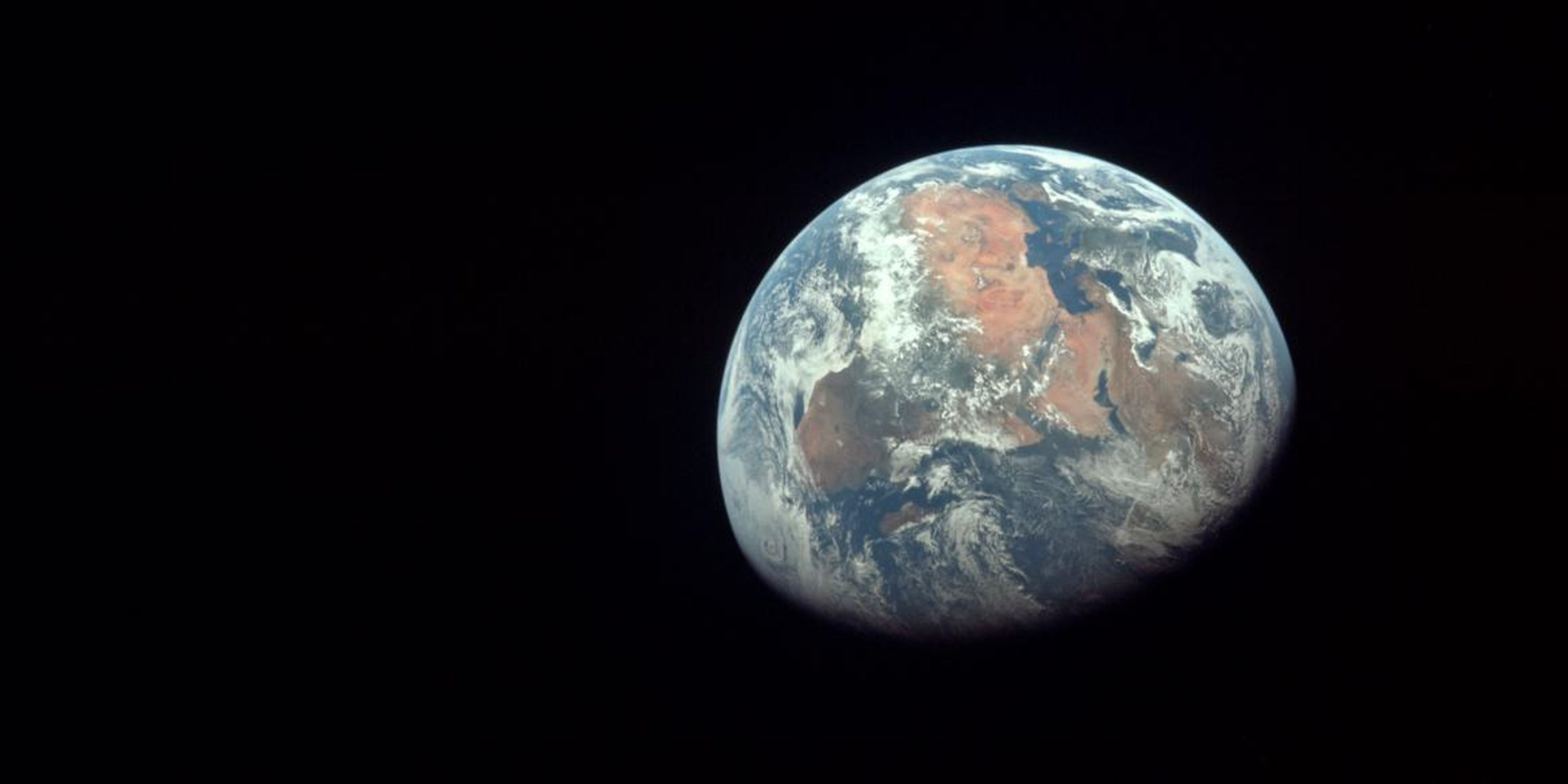 Apollo 11 astronauts took this photo of Earth on July 20, 1969.