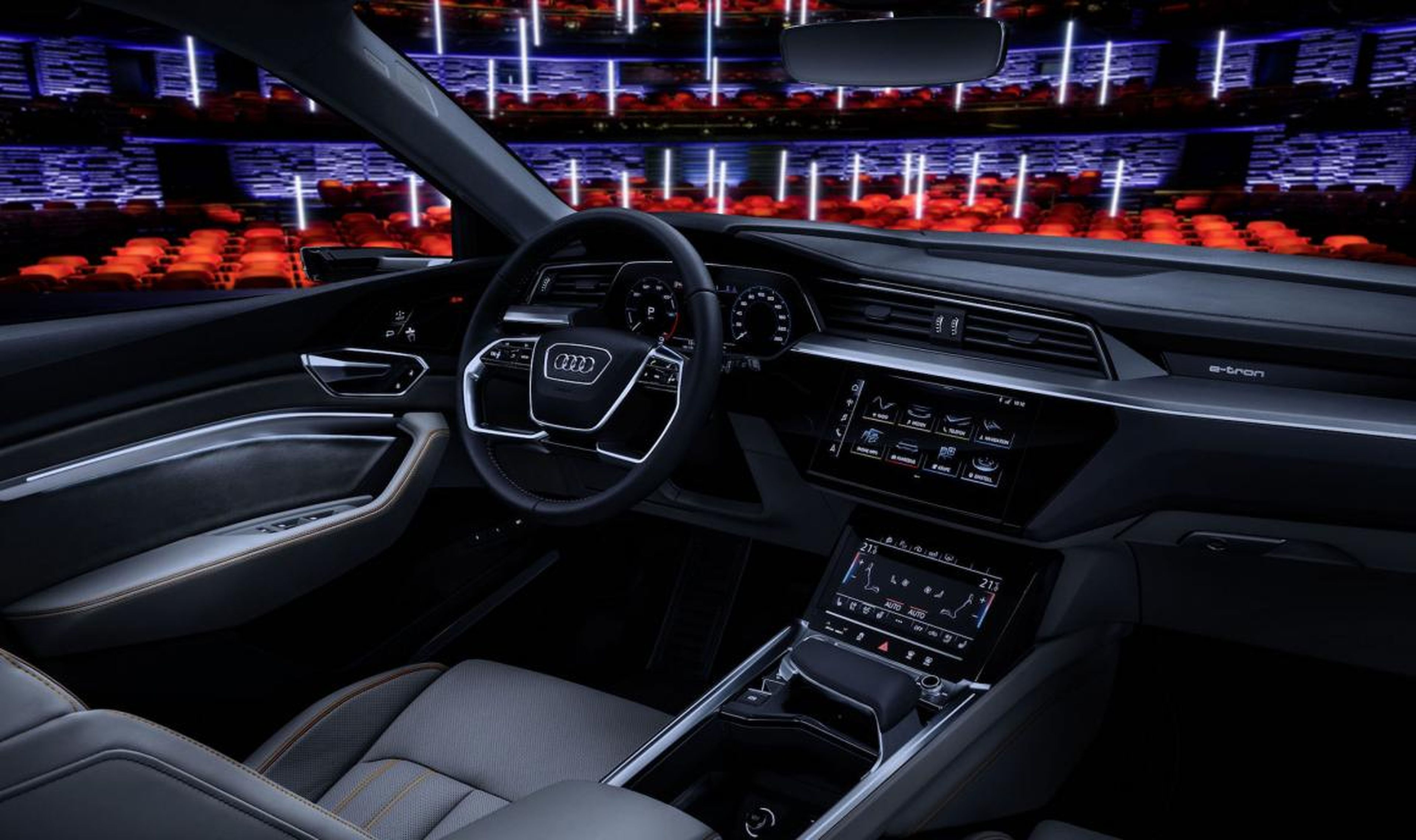 Audi's 2020 E-Tron cabin will combine luxury with technology.