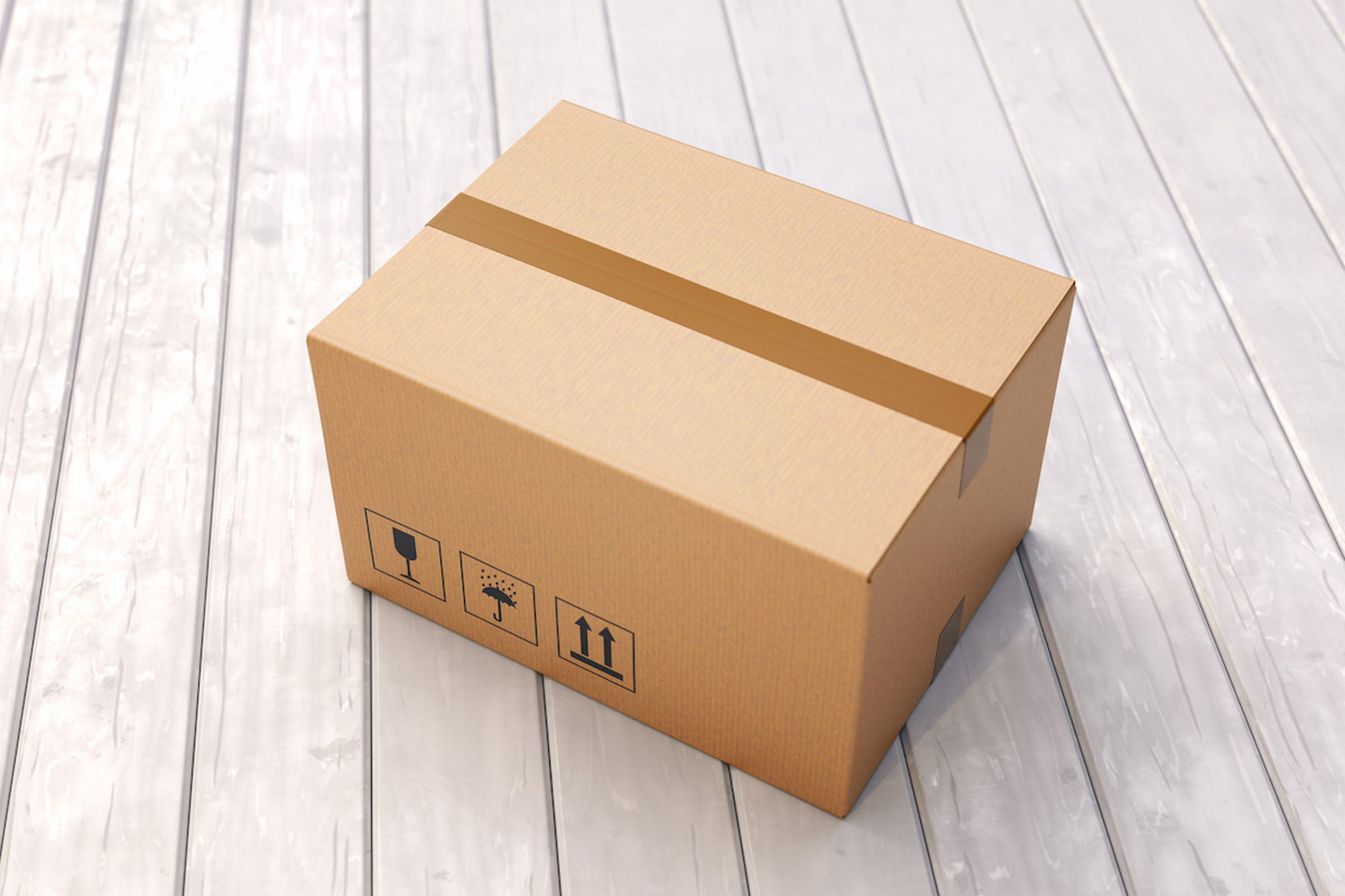 Cajas de cartón, embalaje, pedidos, transporte, paquetes