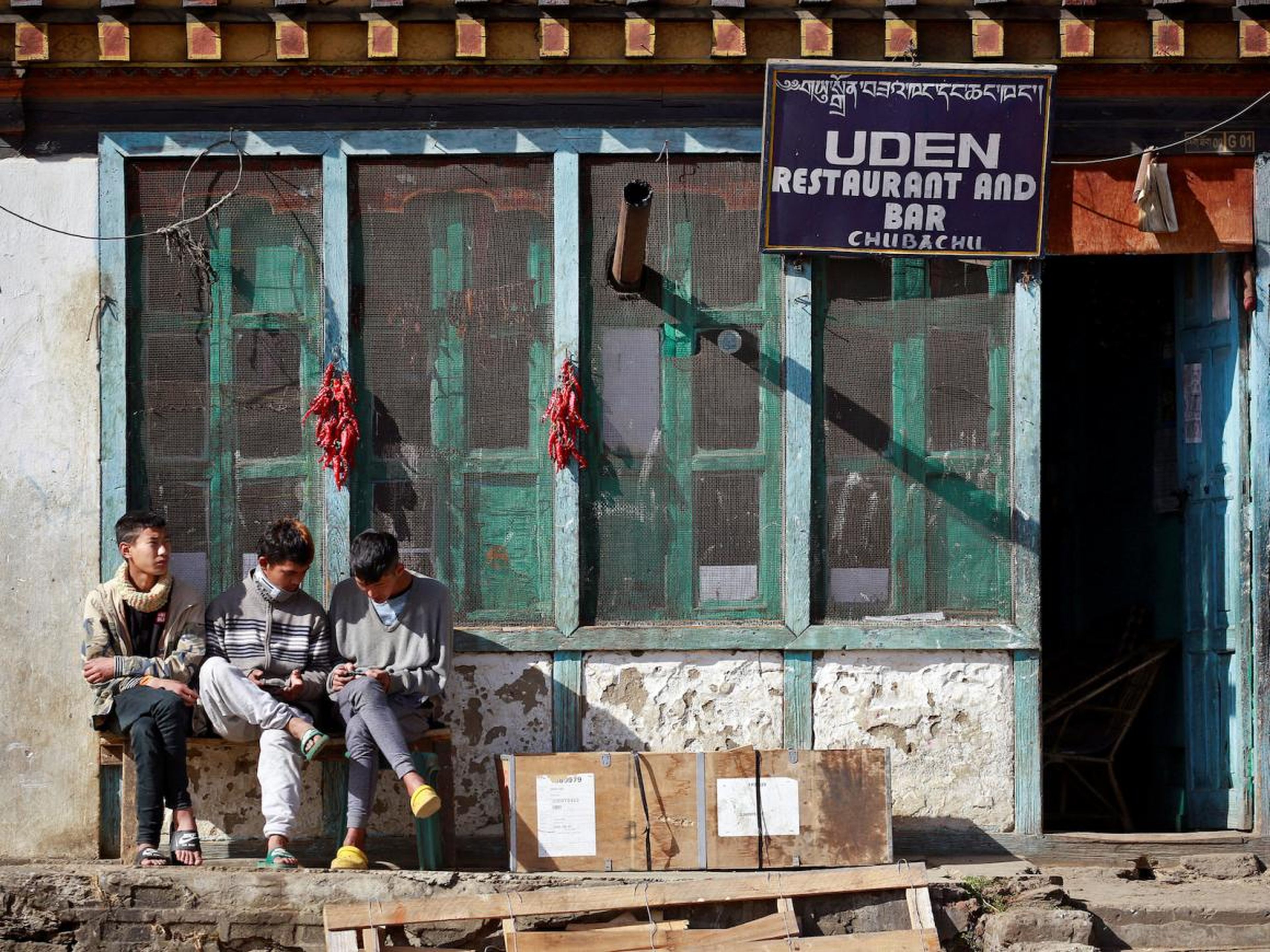 Cell phones and TVs — once a rare sight in Thimphu — are now commonplace across the city.