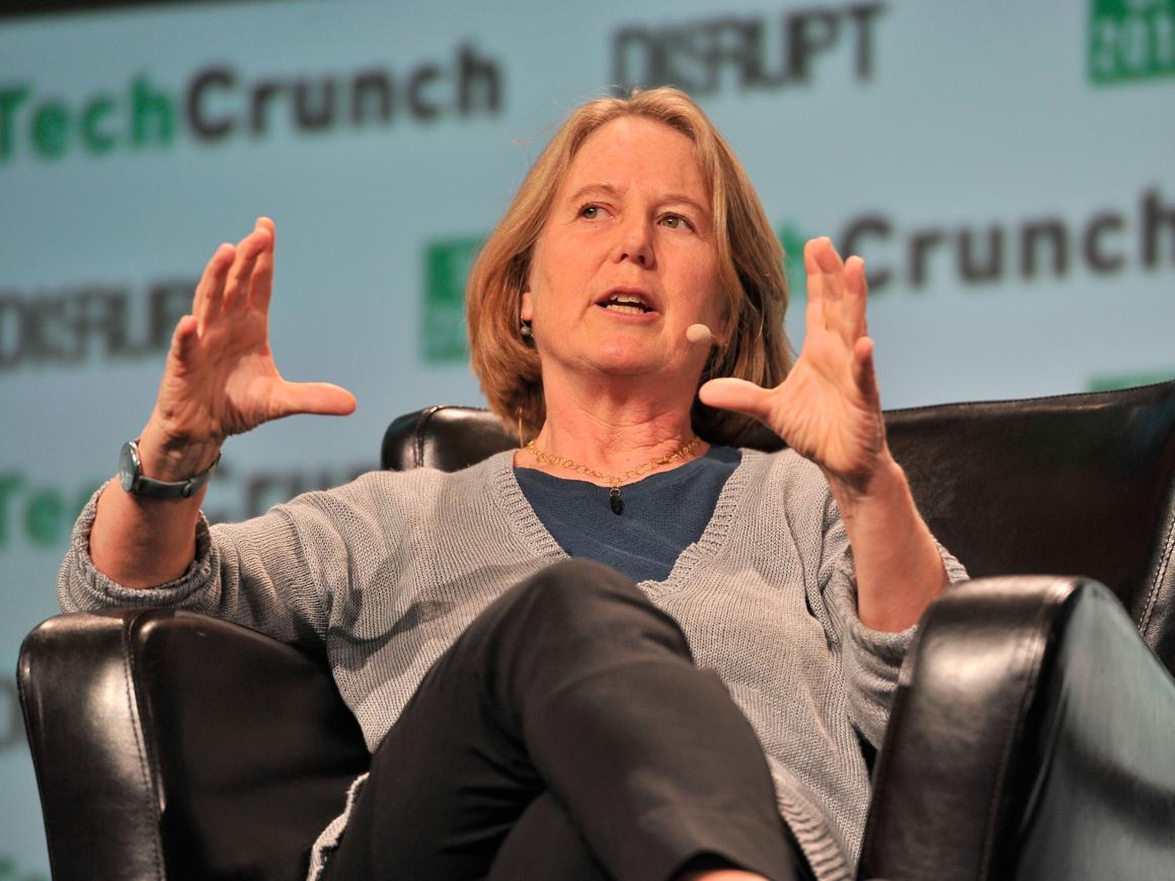 Diane Greene — who Google hired in 2015 — runs Google's cloud businesses, which includes G Suite (formerly Google Apps for Work), Google Cloud Platform, and more.