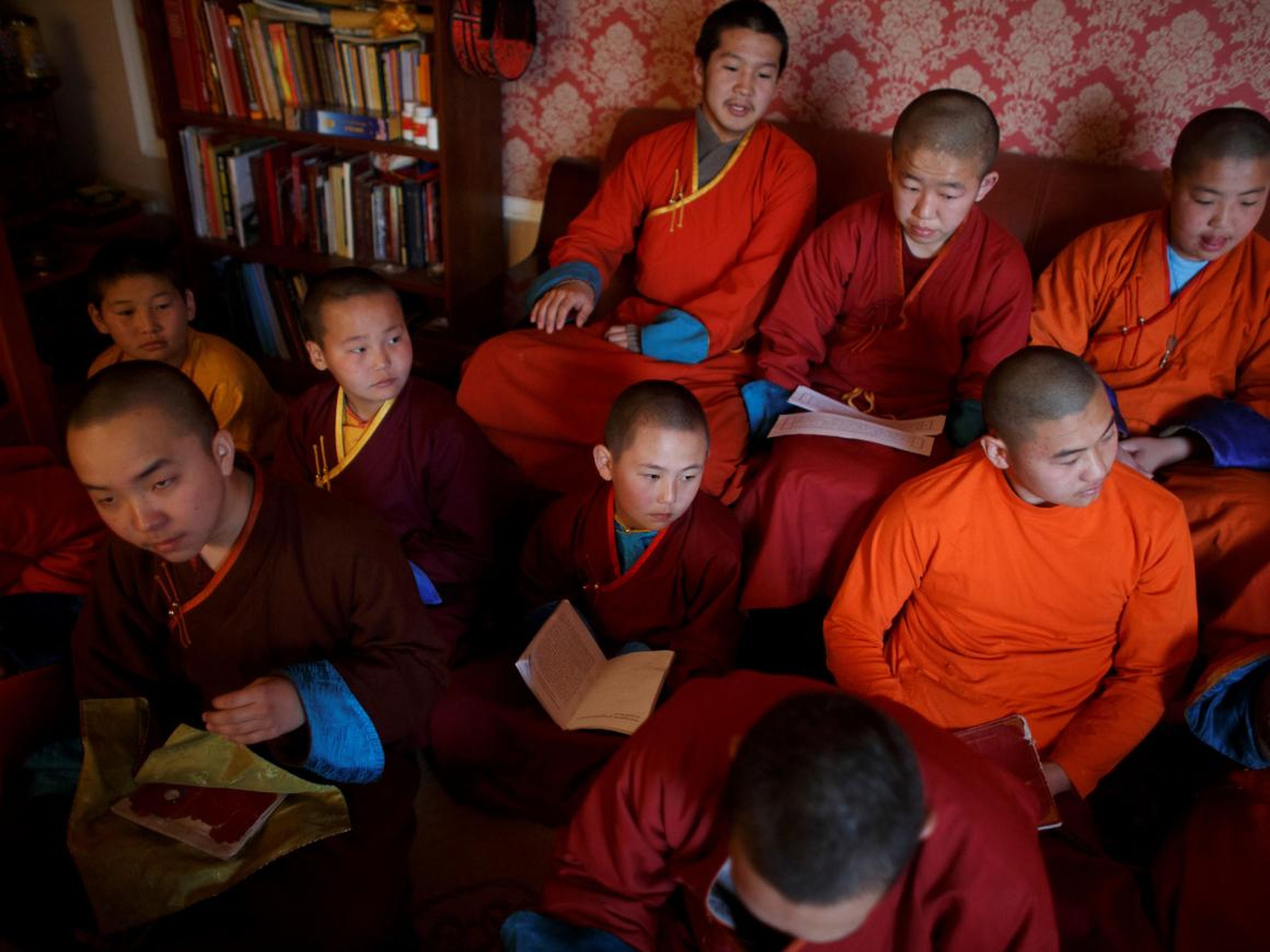 Finding young people to become students at the monastery can be an arduous task.