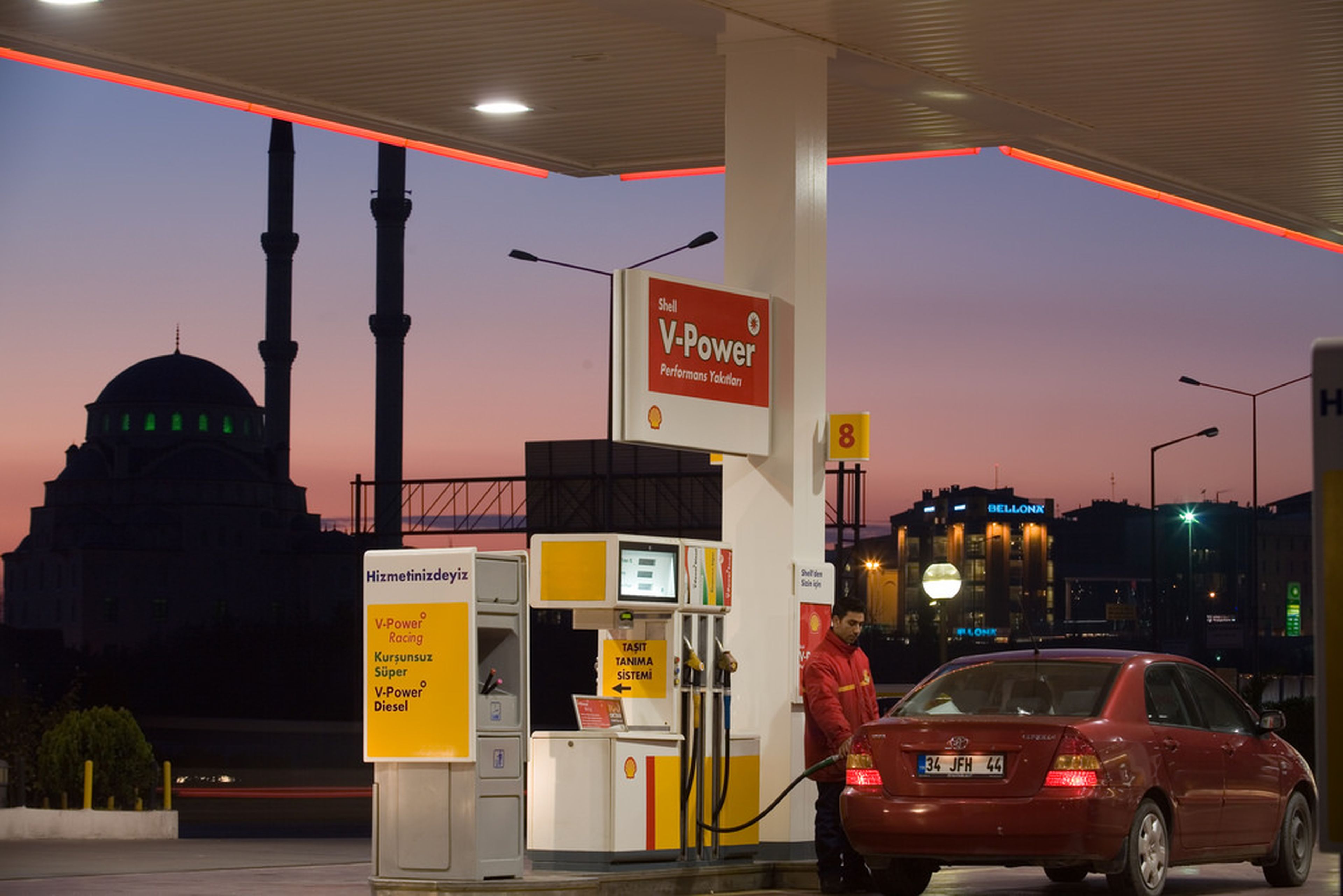 Gasolinera Shell en Turquía
