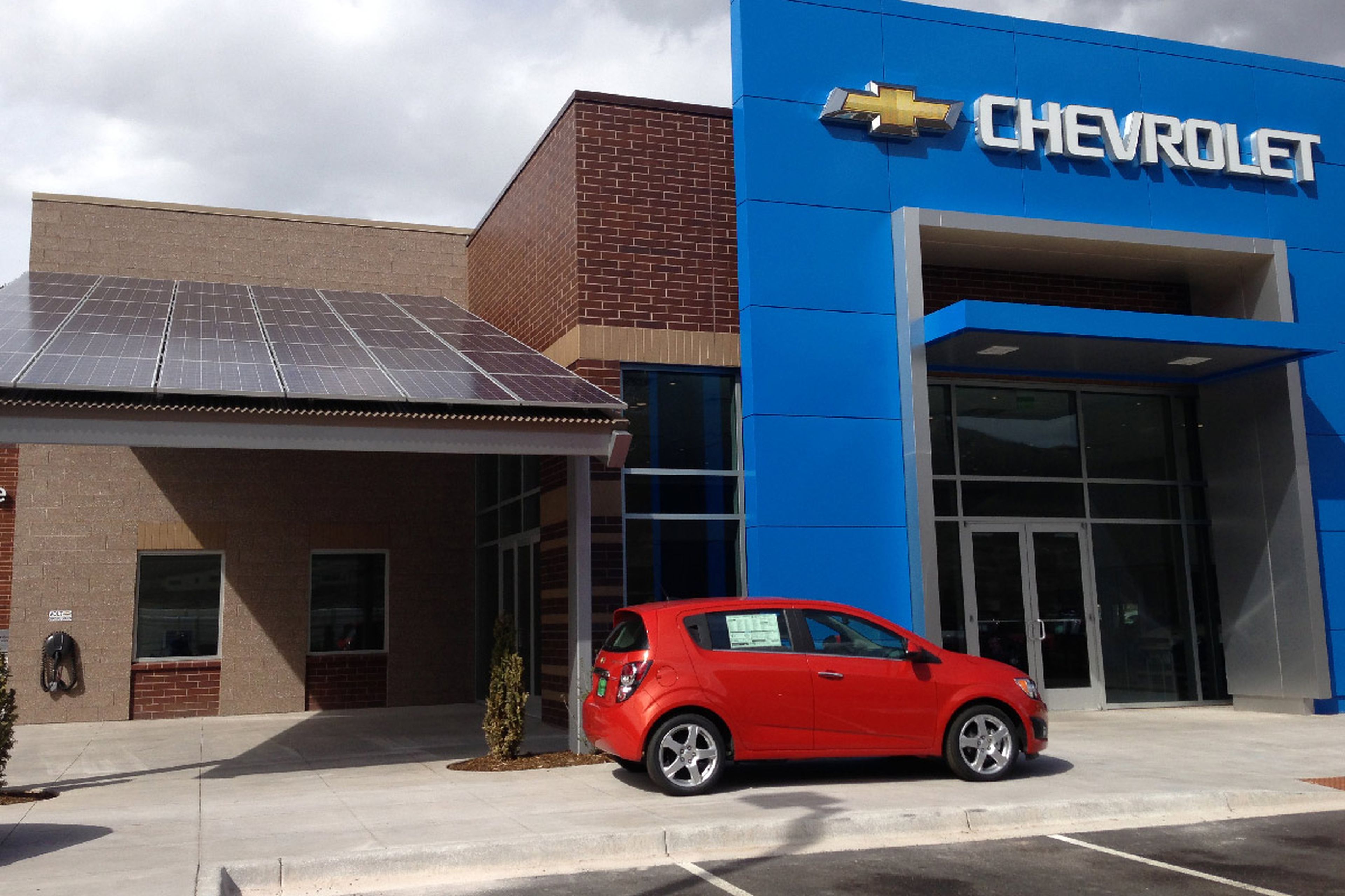 Concesionario de Chevrolet en EEUU.