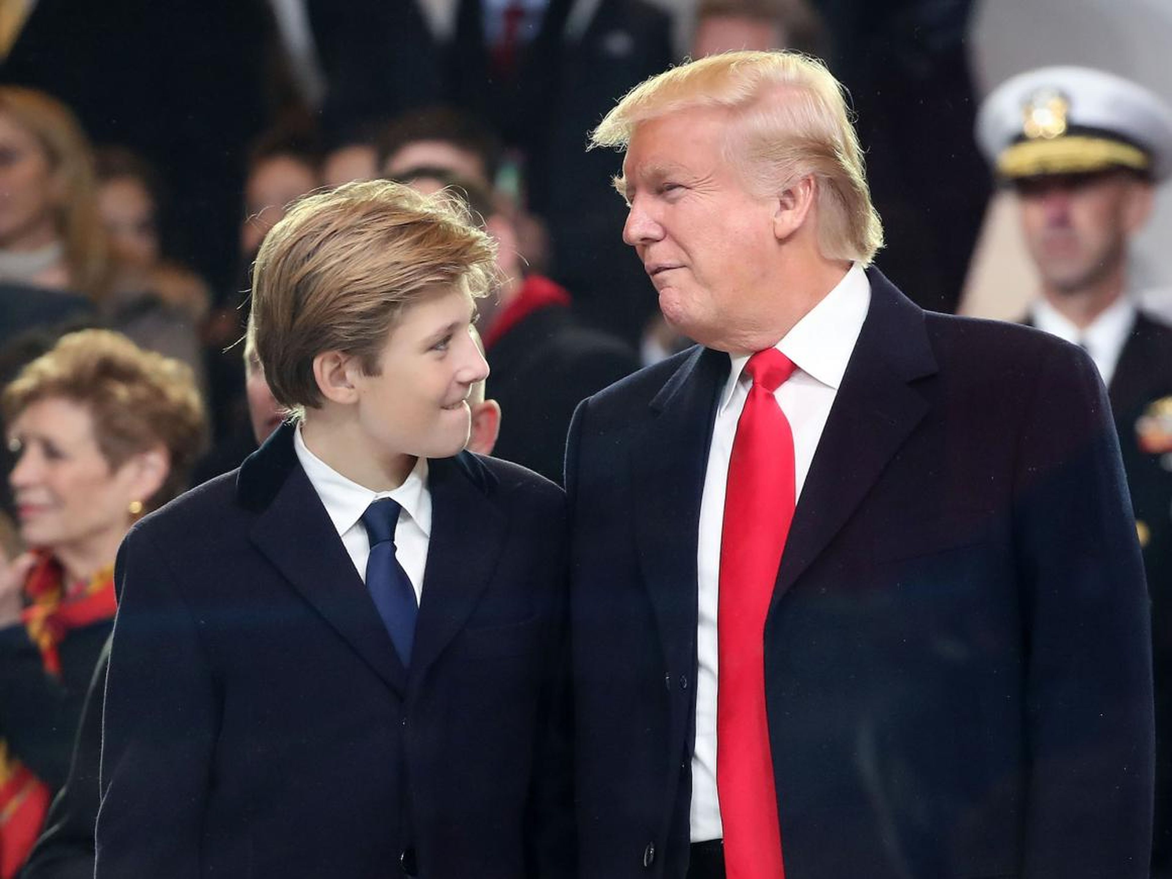 In New York, Barron was attending Columbia Grammar and Preparatory School, which cost $40,000 a year. Now, he attends St. Andrew's Episcopal School in Maryland, which also costs $40,000 a year.