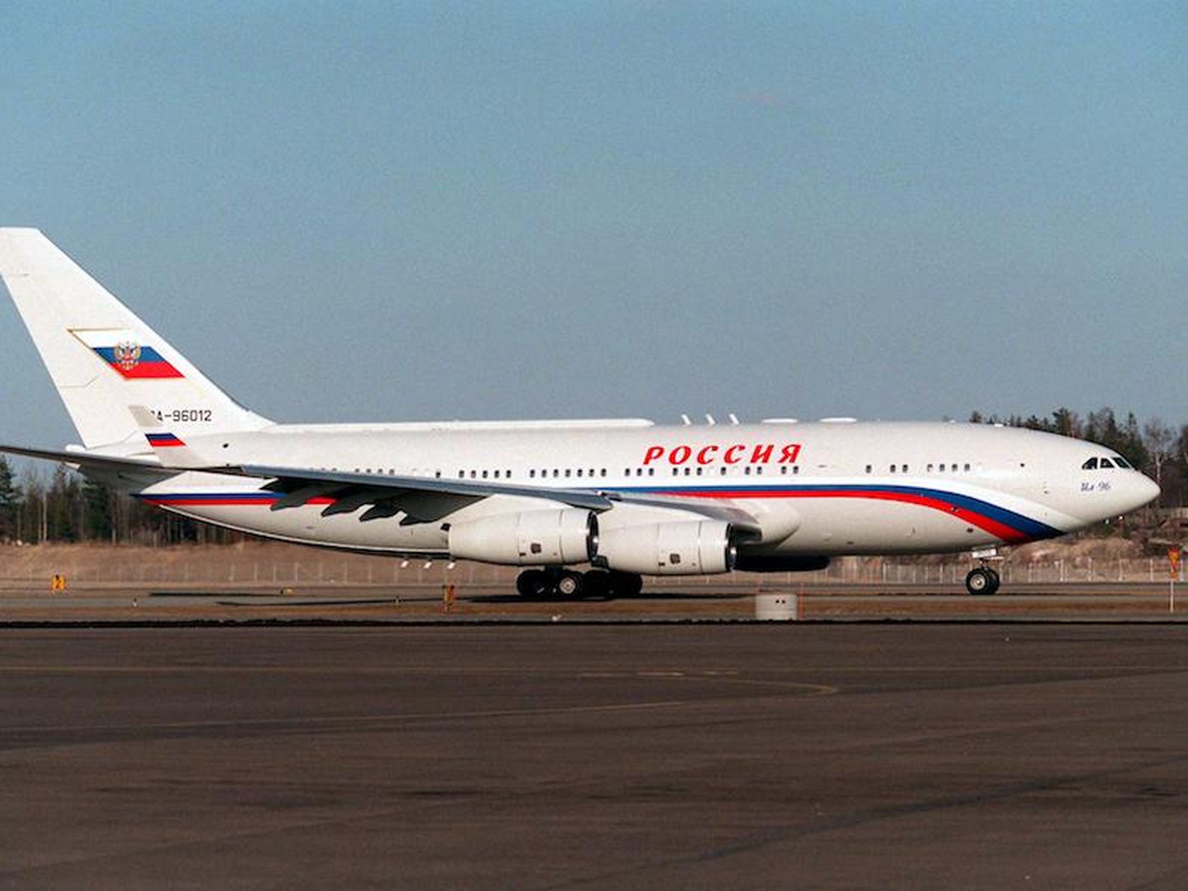 This is not Putin's plane but an example of what his plane would look like.