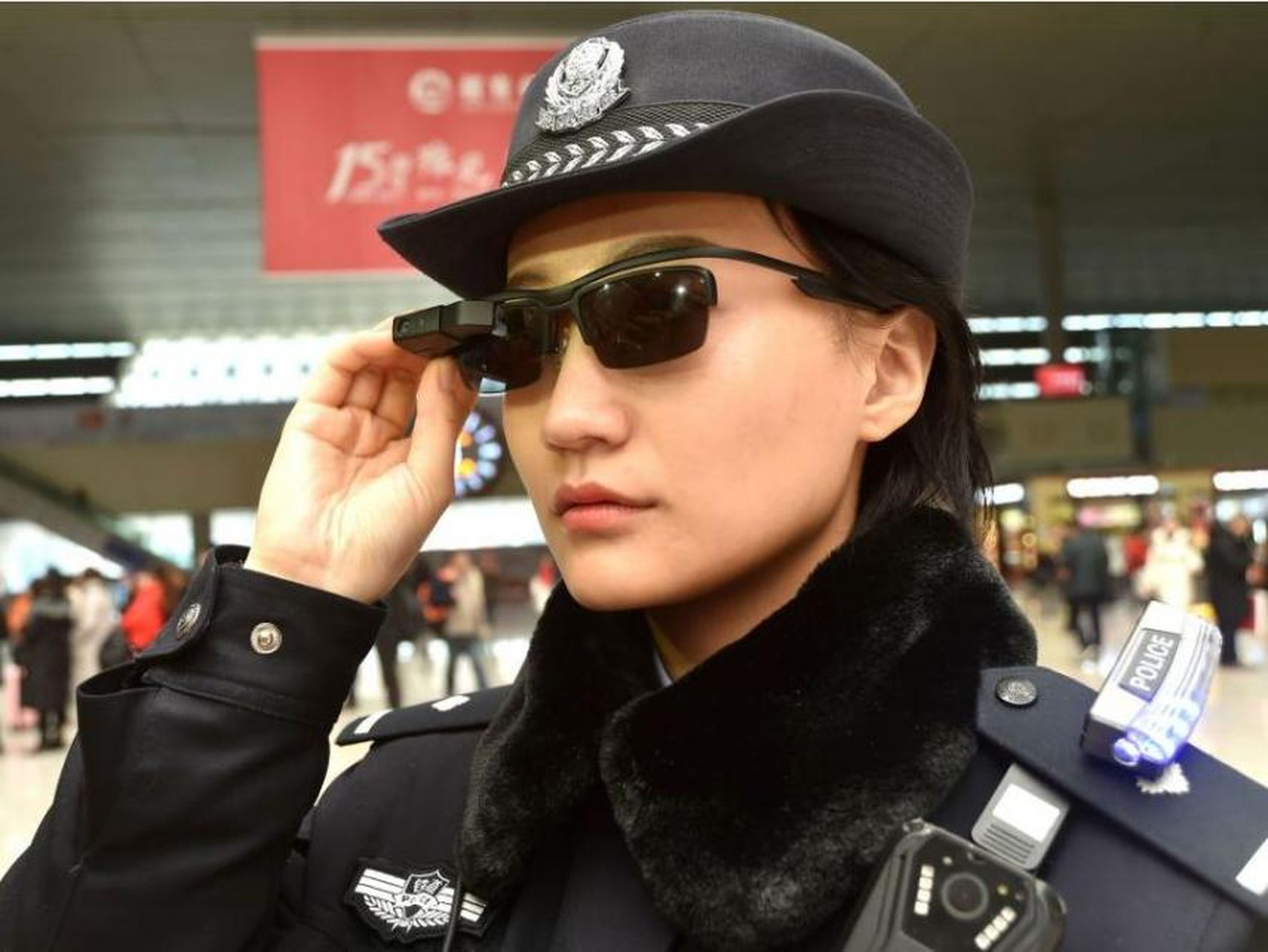 Policía china tecnología de vigilancia
