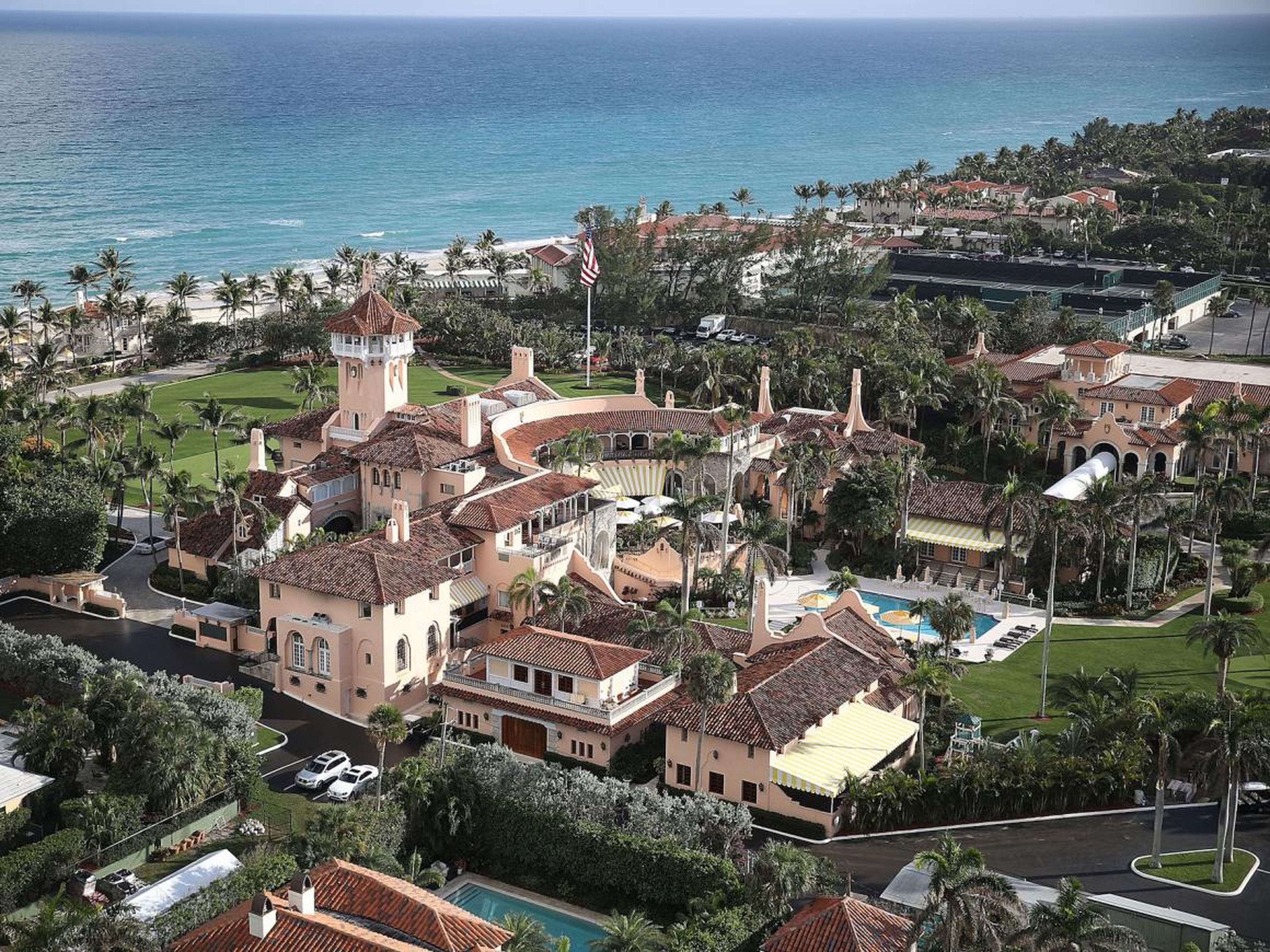 A real estate tycoon, Trump has more than one residence. The Trumps have often been spotted Mar-A-Lago, a 17-acre estate in Palm Beach, Florida, that Trump purchased for $10 million. It has 58 bedrooms, 33 bathrooms, 12 fireplaces
