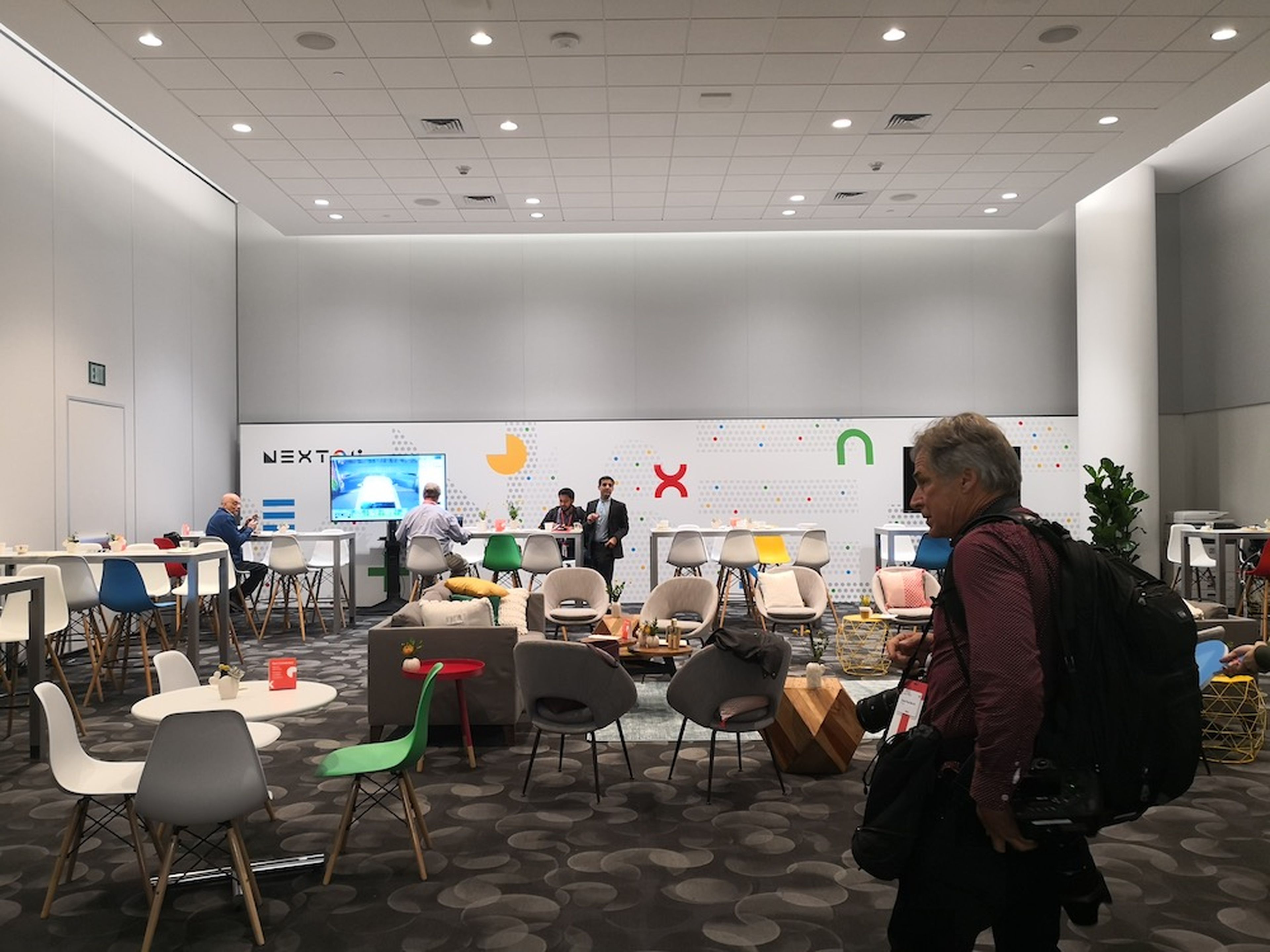 Sala de prensa de Google Cloud Next 2018