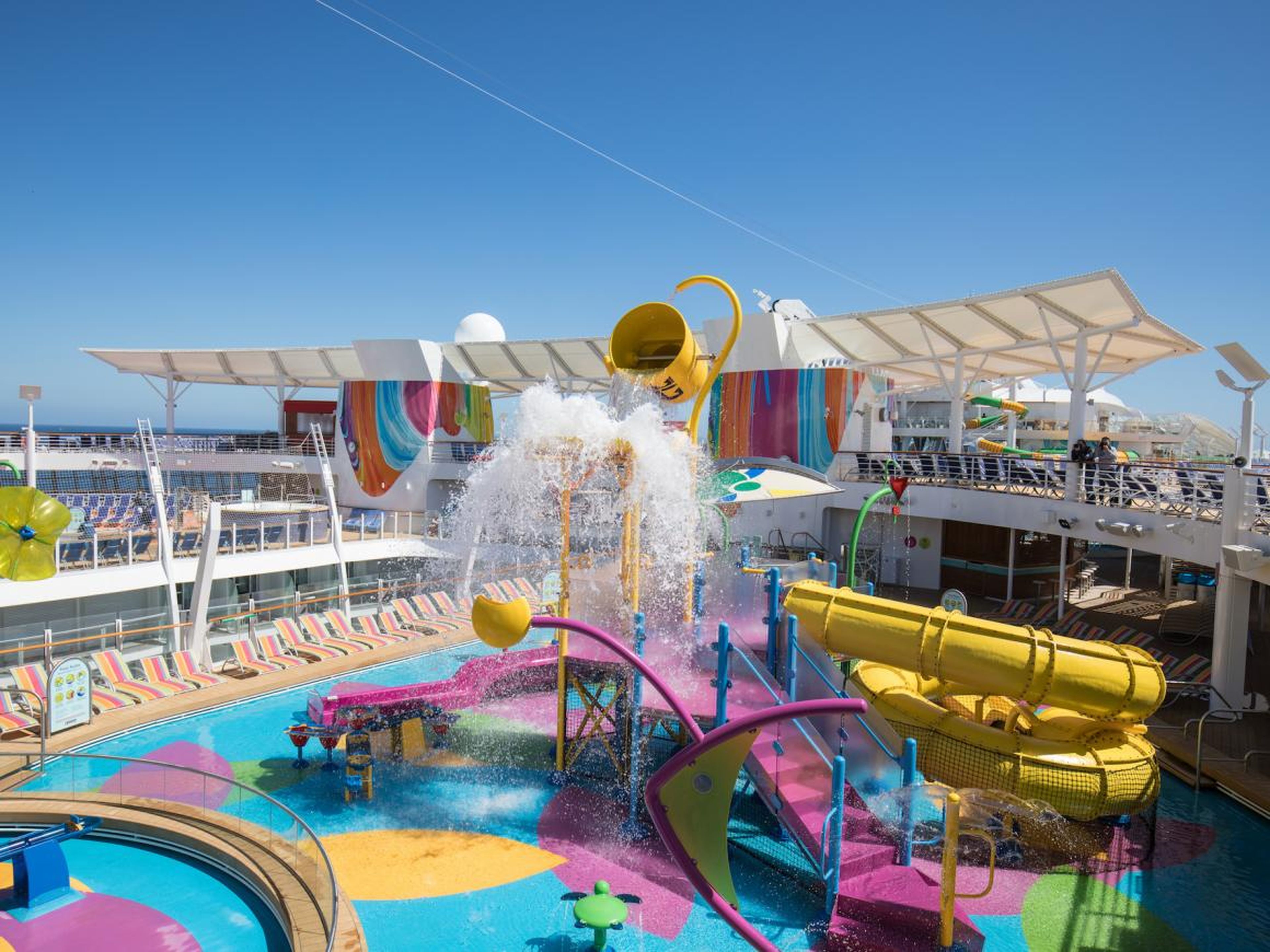 Splashaway Bay is a playground-water park hybrid.