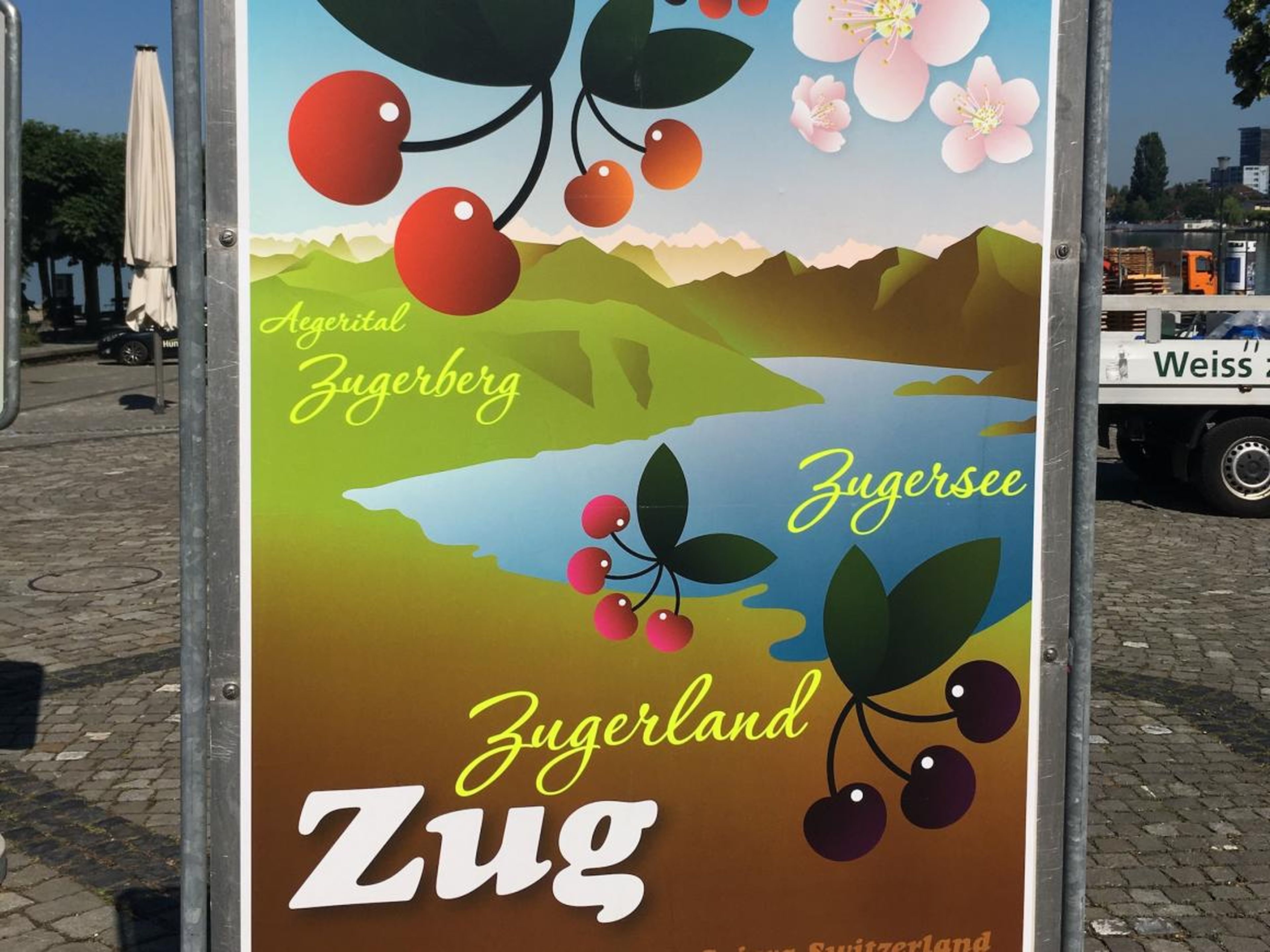 Zug es un gran productor de kirsch, el brandy de cereza.