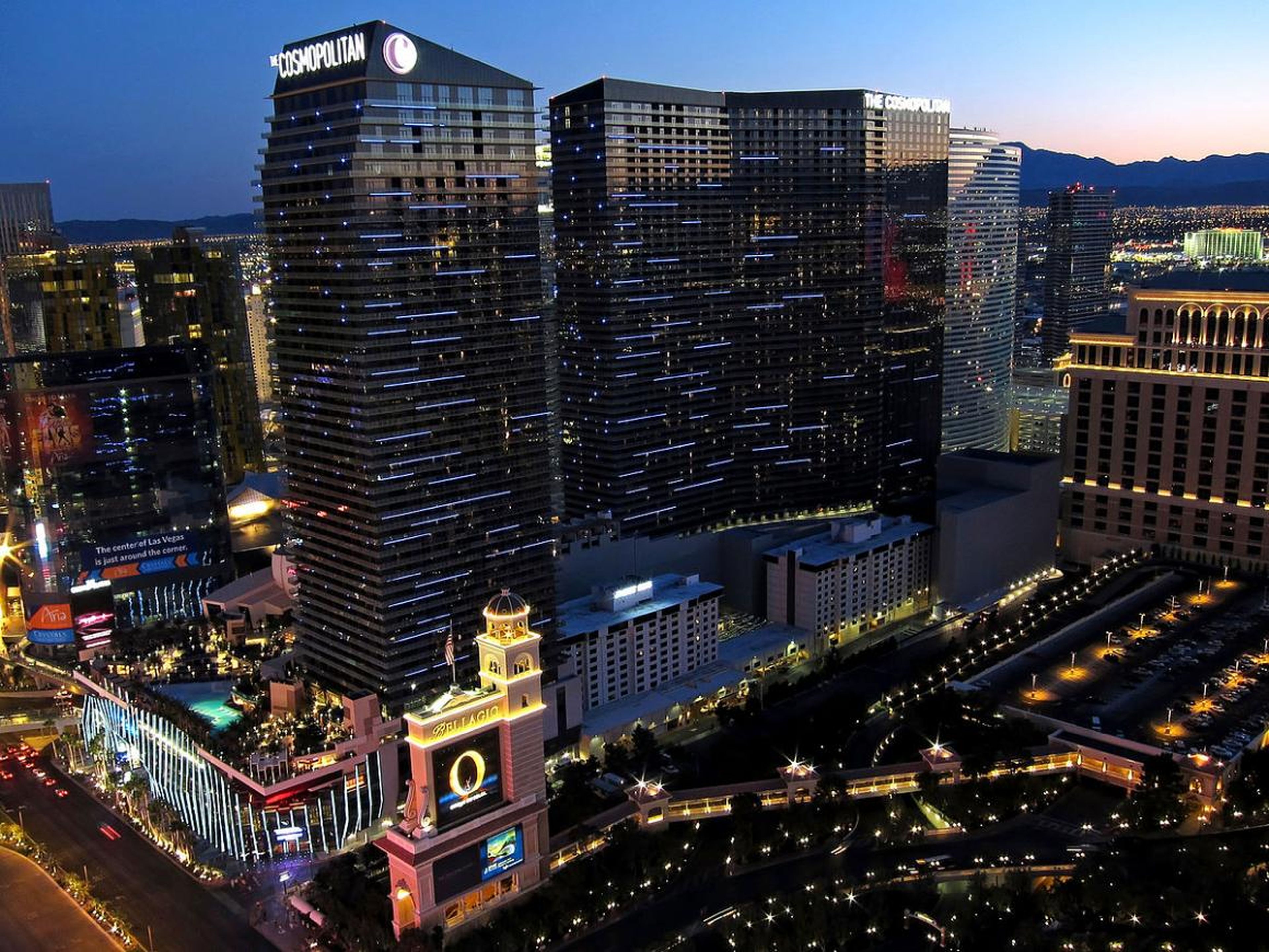 In 2010, a set of Las Vegas high-rises called the Cosmopolitan was built for $3.9 billion.