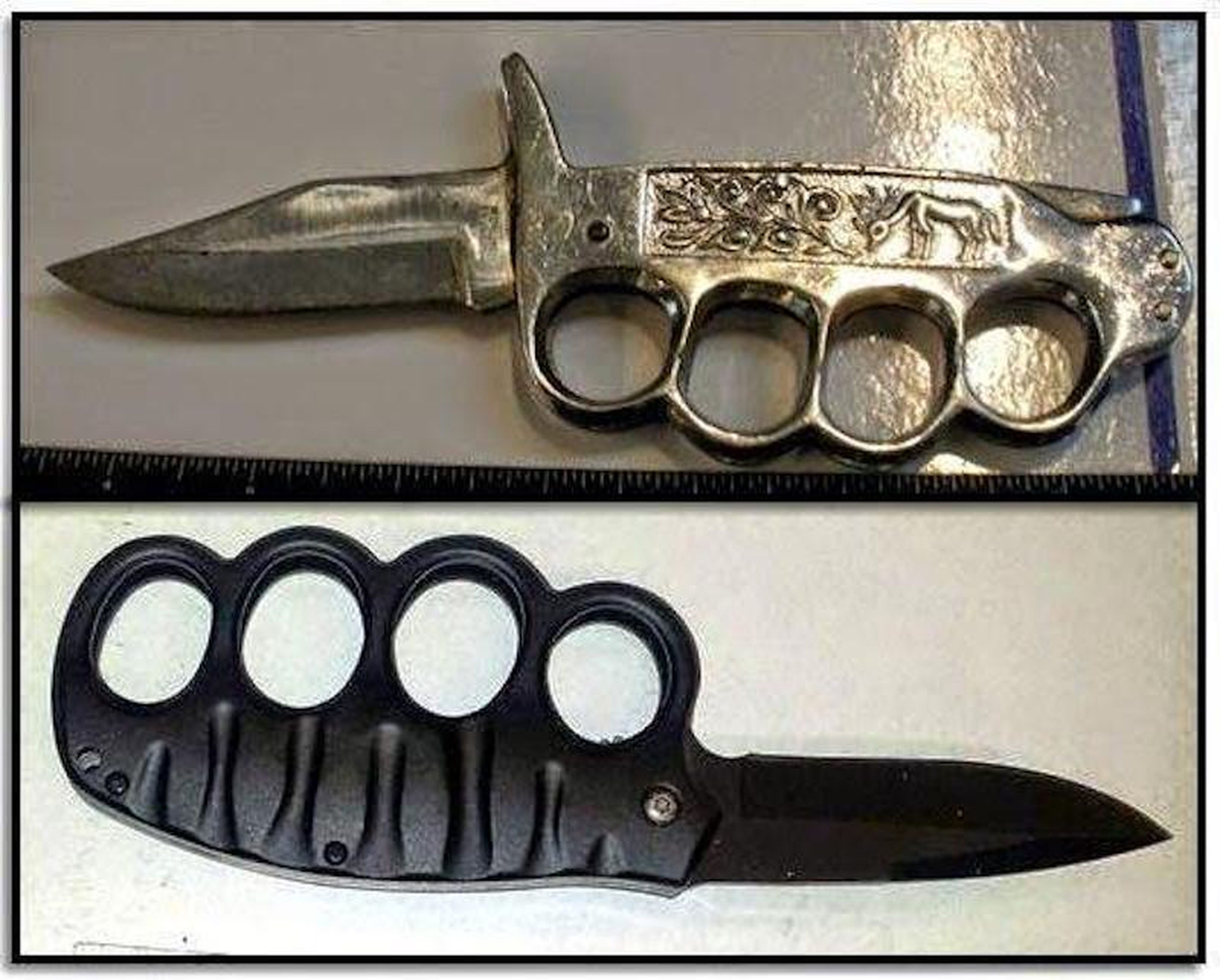 3. Knuckle knives