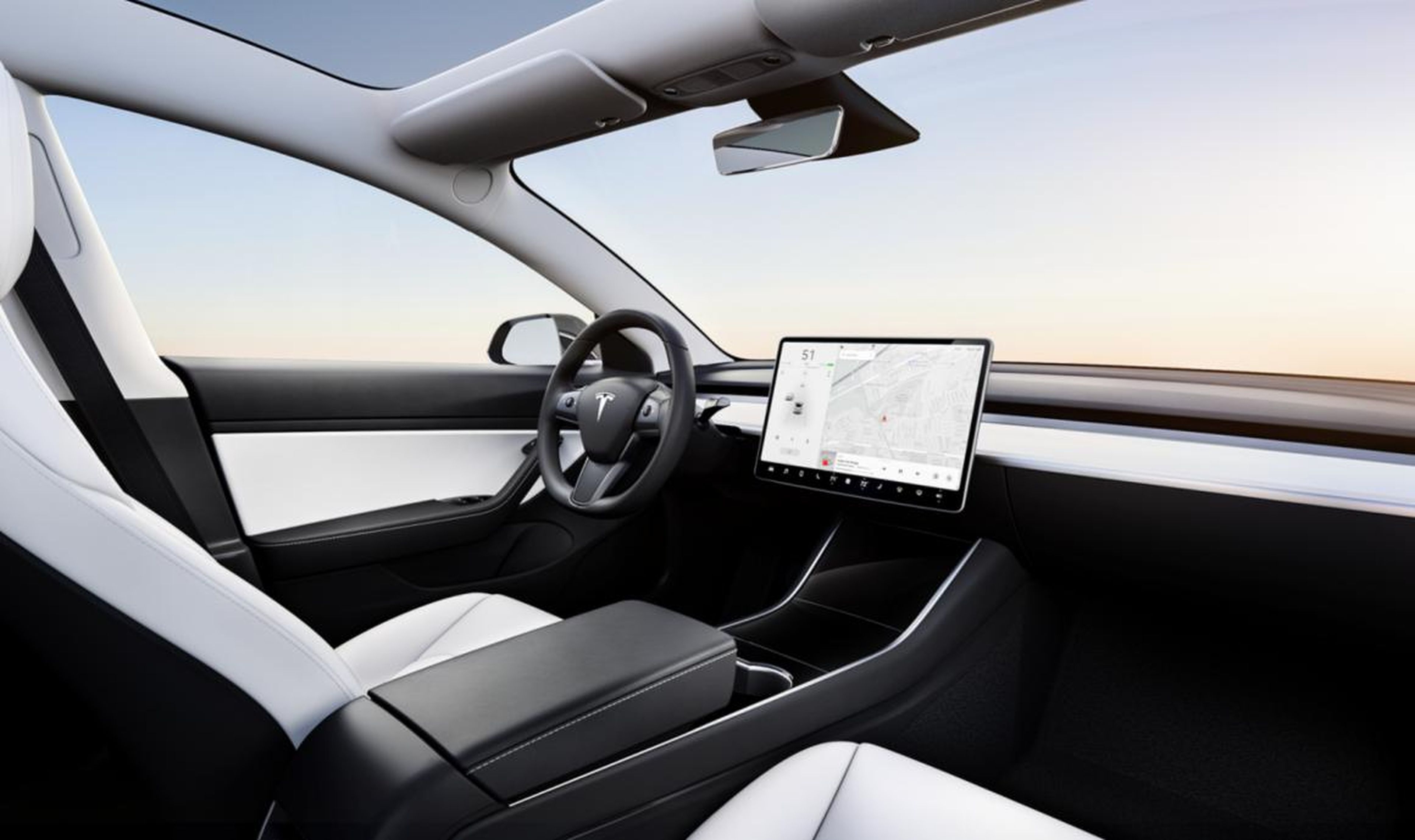 6. The standard Model 3 can only come with a premium black interior. The Model 3 Performance can also be had in a nice-looking premium white option, which you can see below.