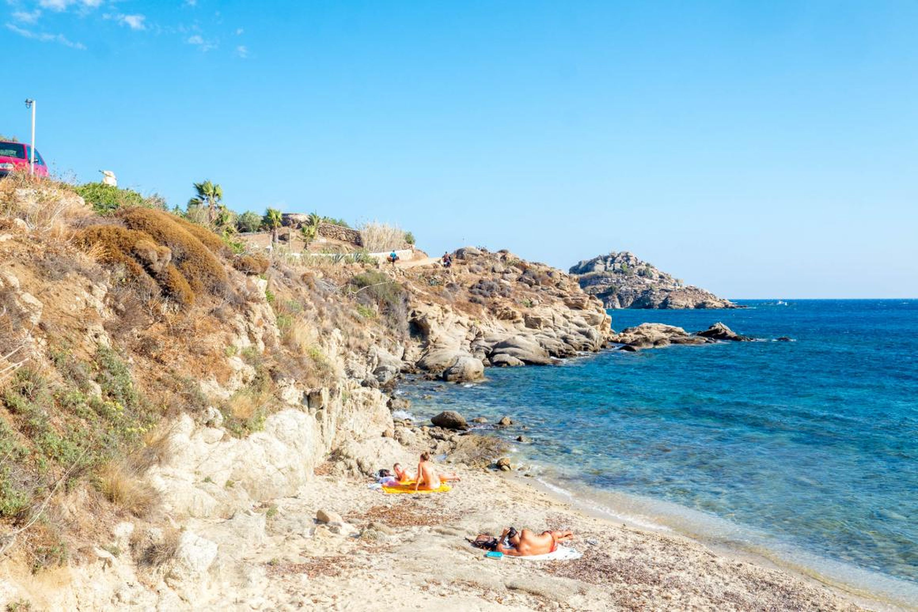 Mykonos has 25 beaches strewn along its coast, each with a different vibe. The beaches on the island's north coast are known for being much quieter and nudist-friendly. No matter what you are looking for, you can probably find it.