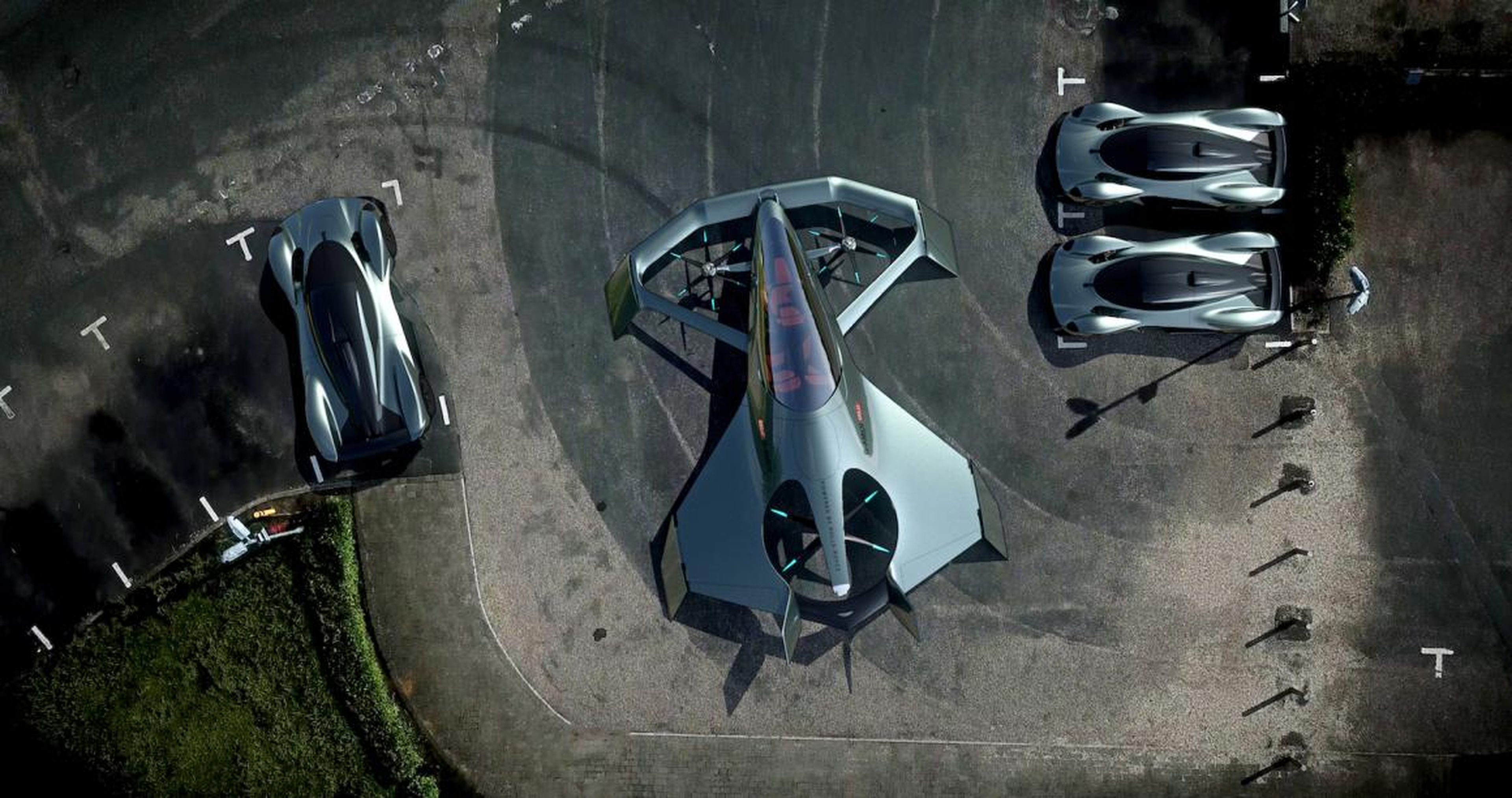 Aston Martin has unveiled a flying car concept — and it hinted that we might see James Bond flying one soon