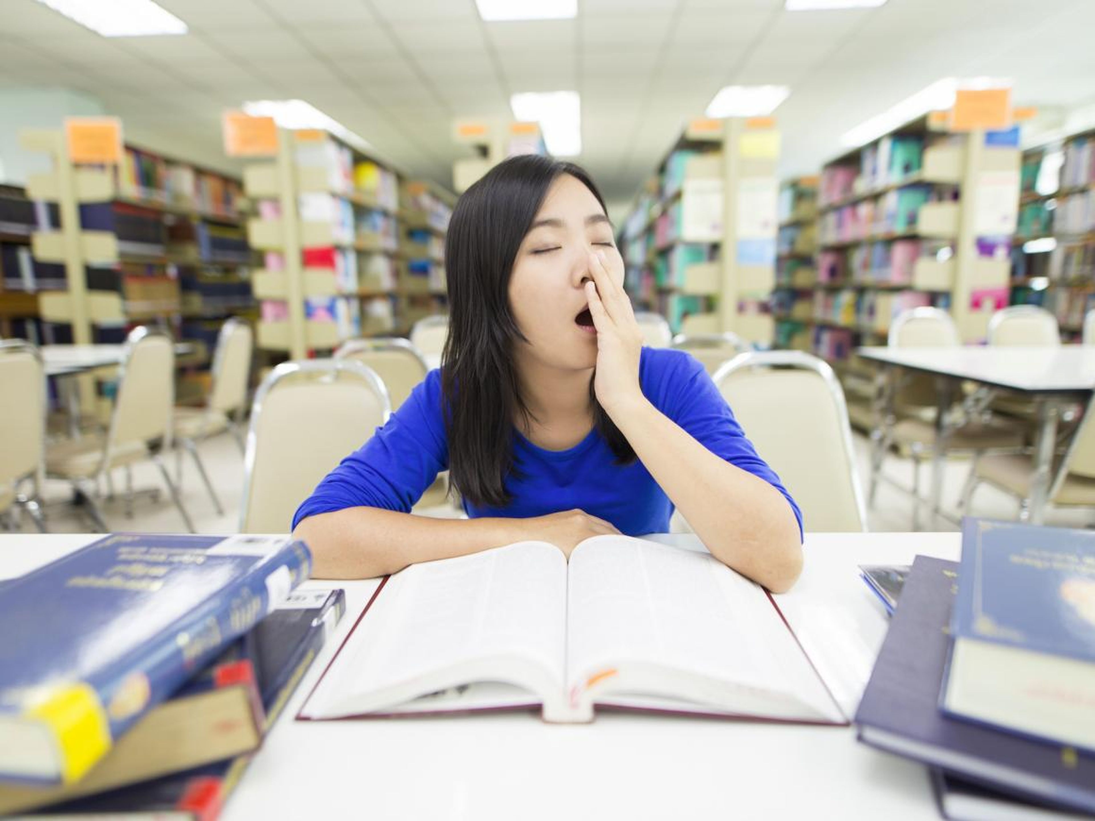 Being sleepy makes it harder to learn and disrupts short-term memory.