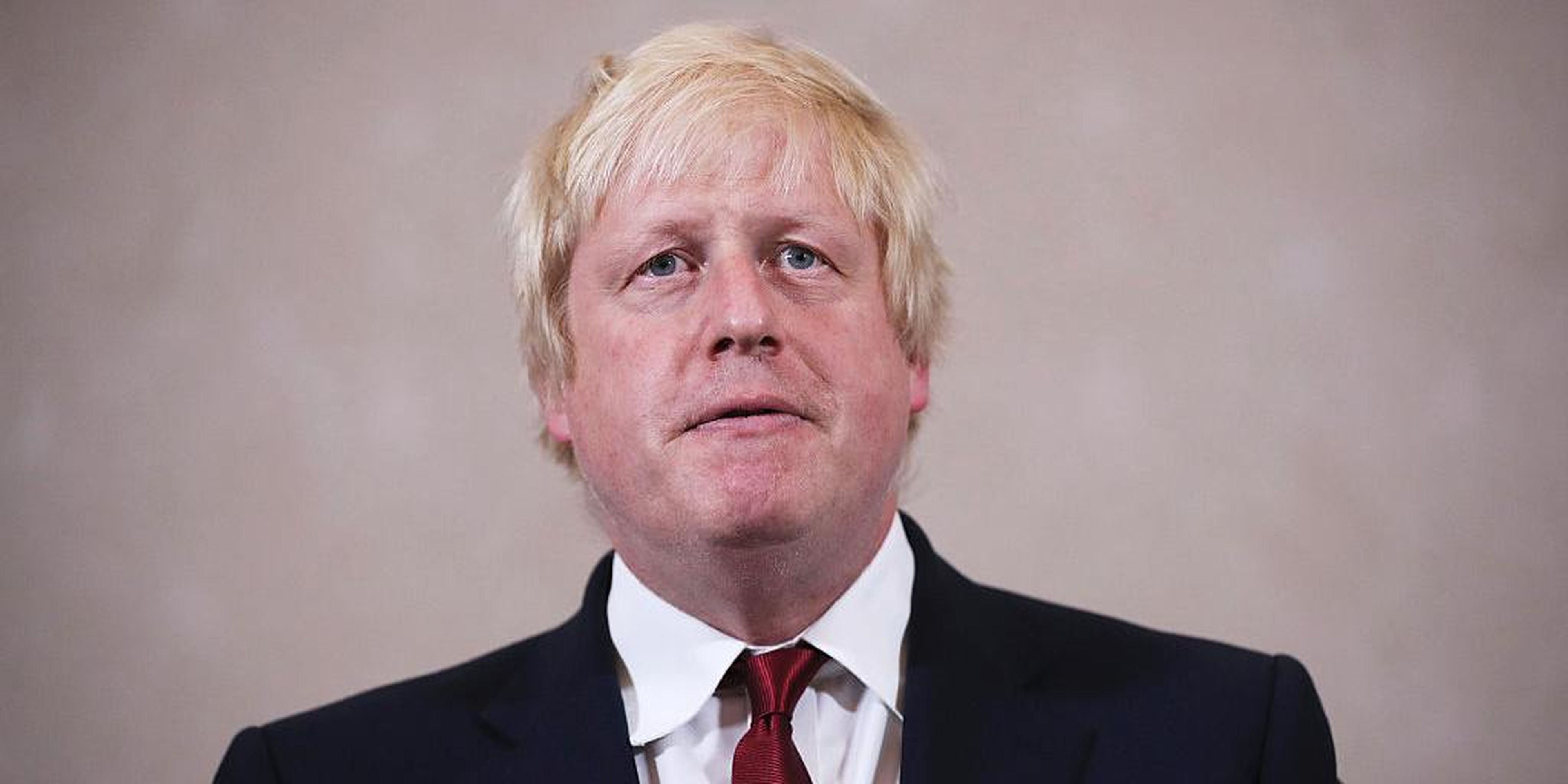 El exsecretario de Exteriores de Reino Unido, Boris Johnson