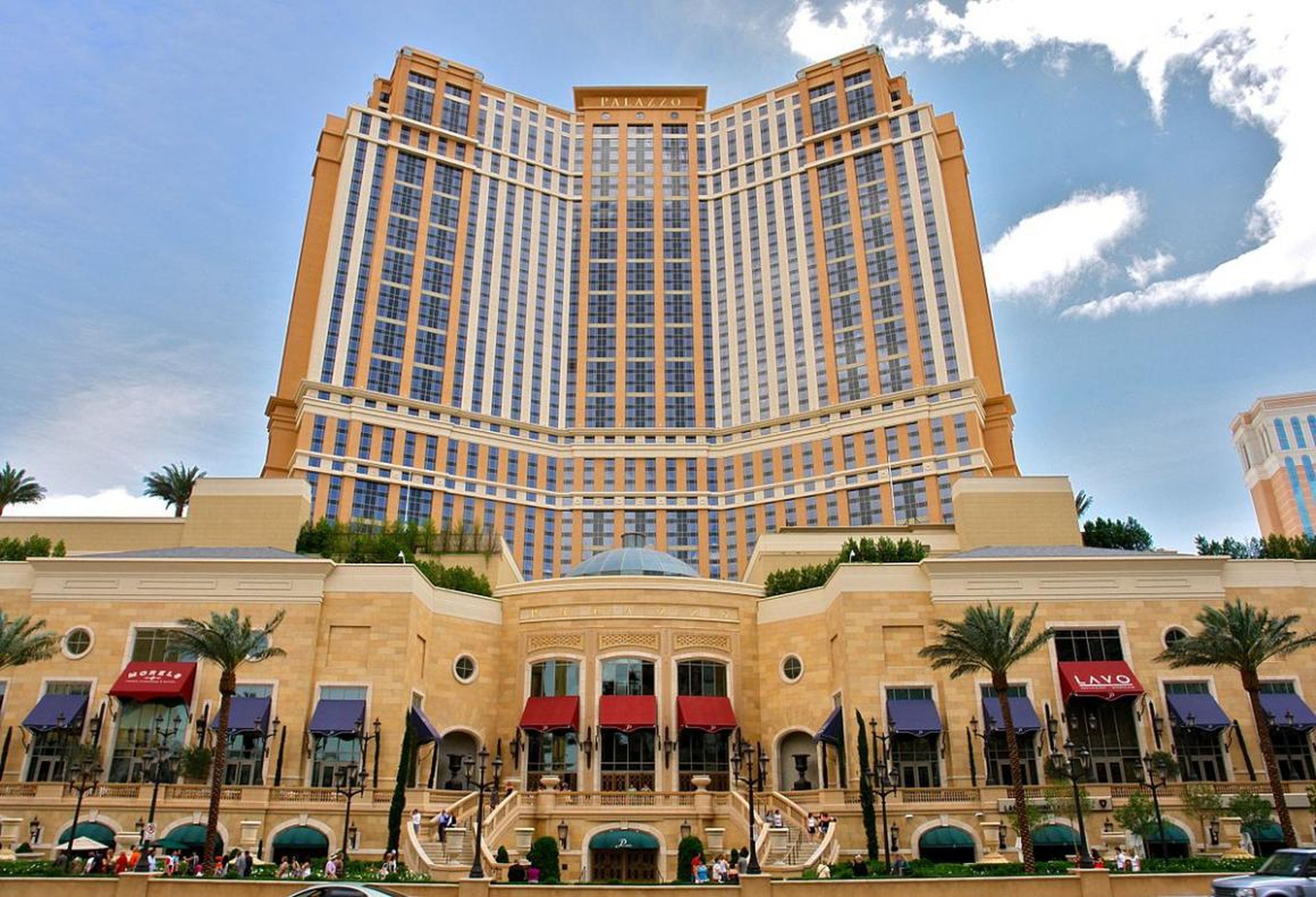 Built in 2007, the $2.05 billion Palazzo Casino is on the Las Vegas Strip.