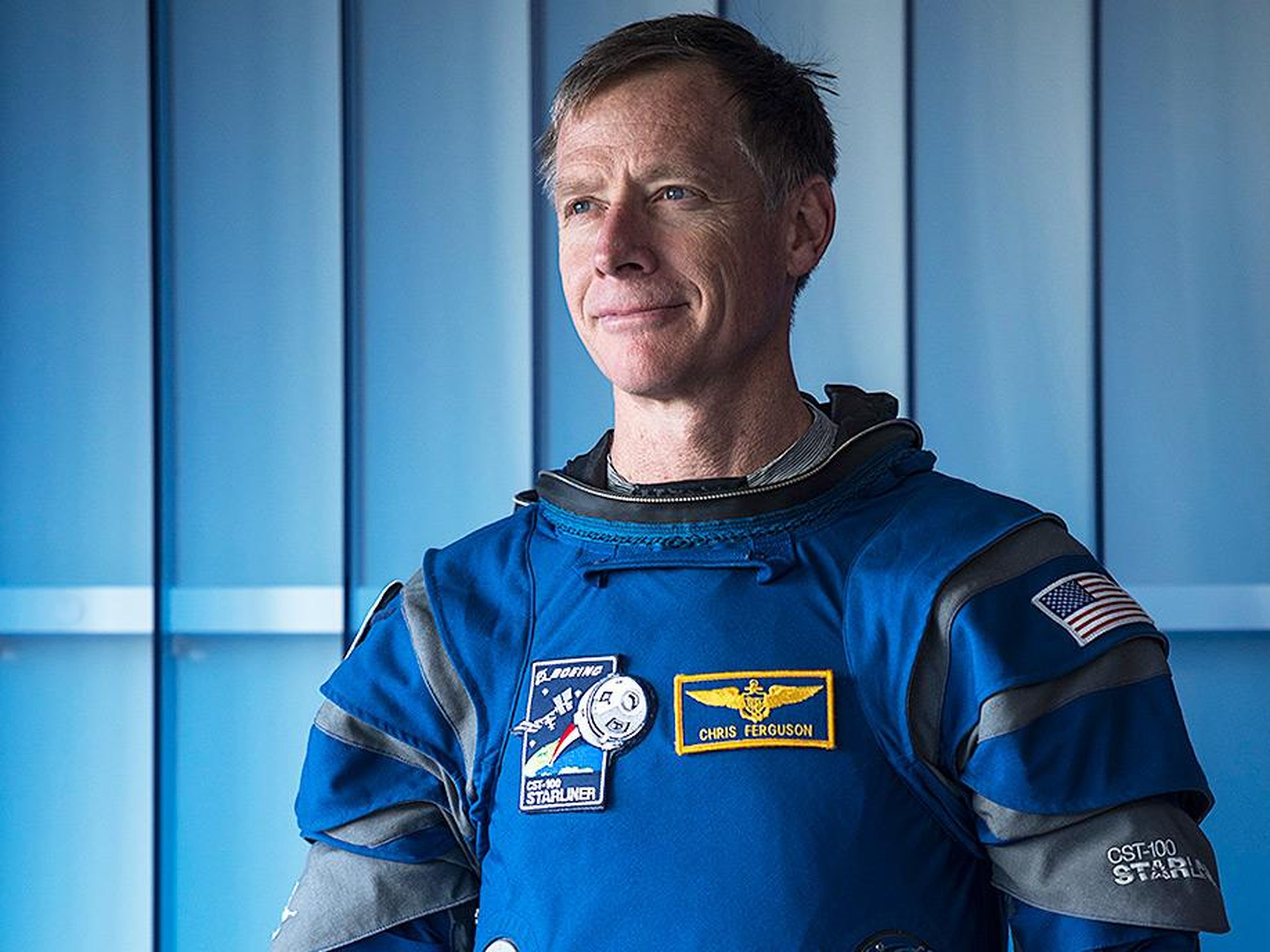 El astronauta Chris Ferguson