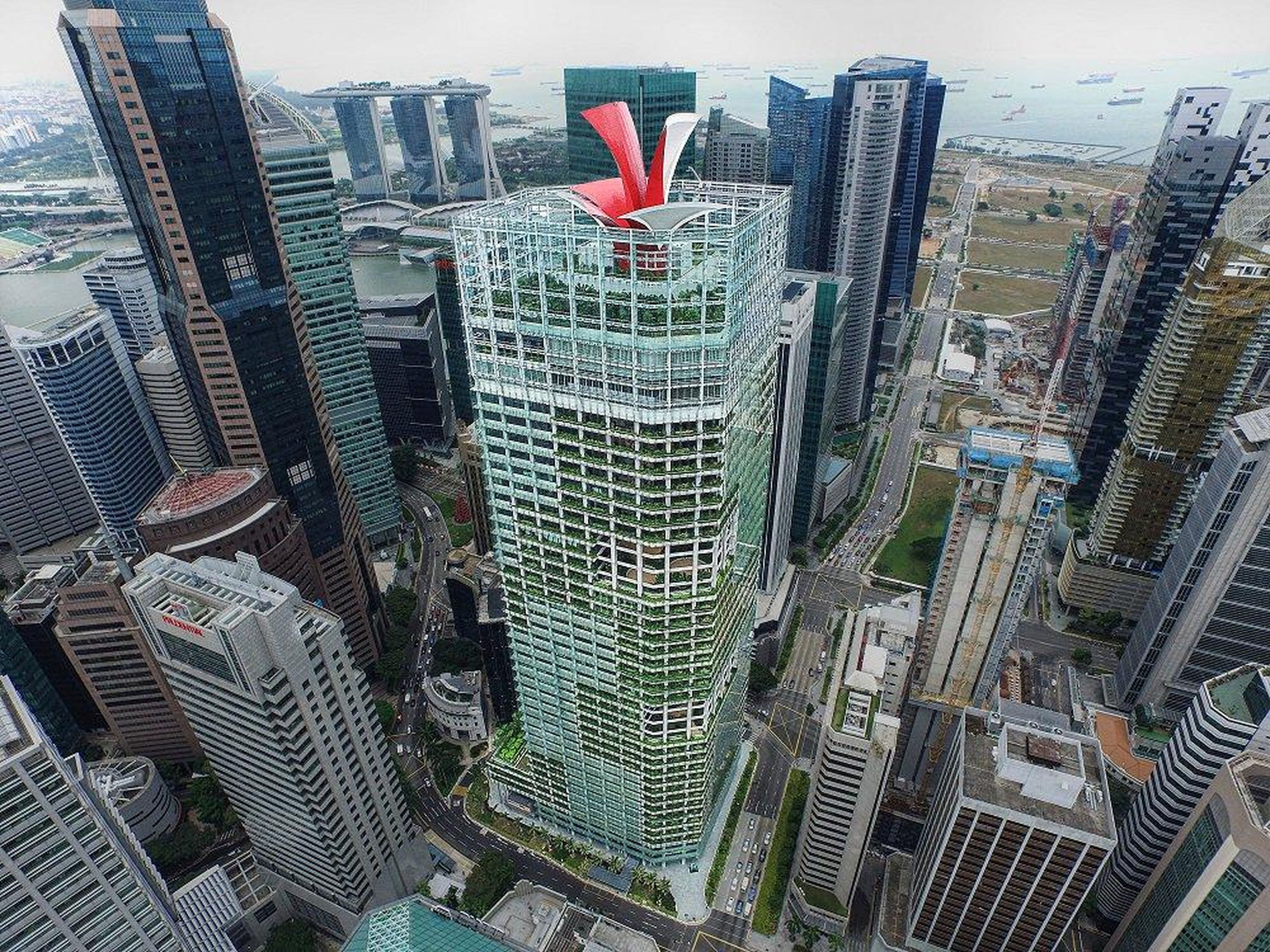 Completed in 2014, Singapore's CapitaGreen tower cost an estimated $1.4 billion.