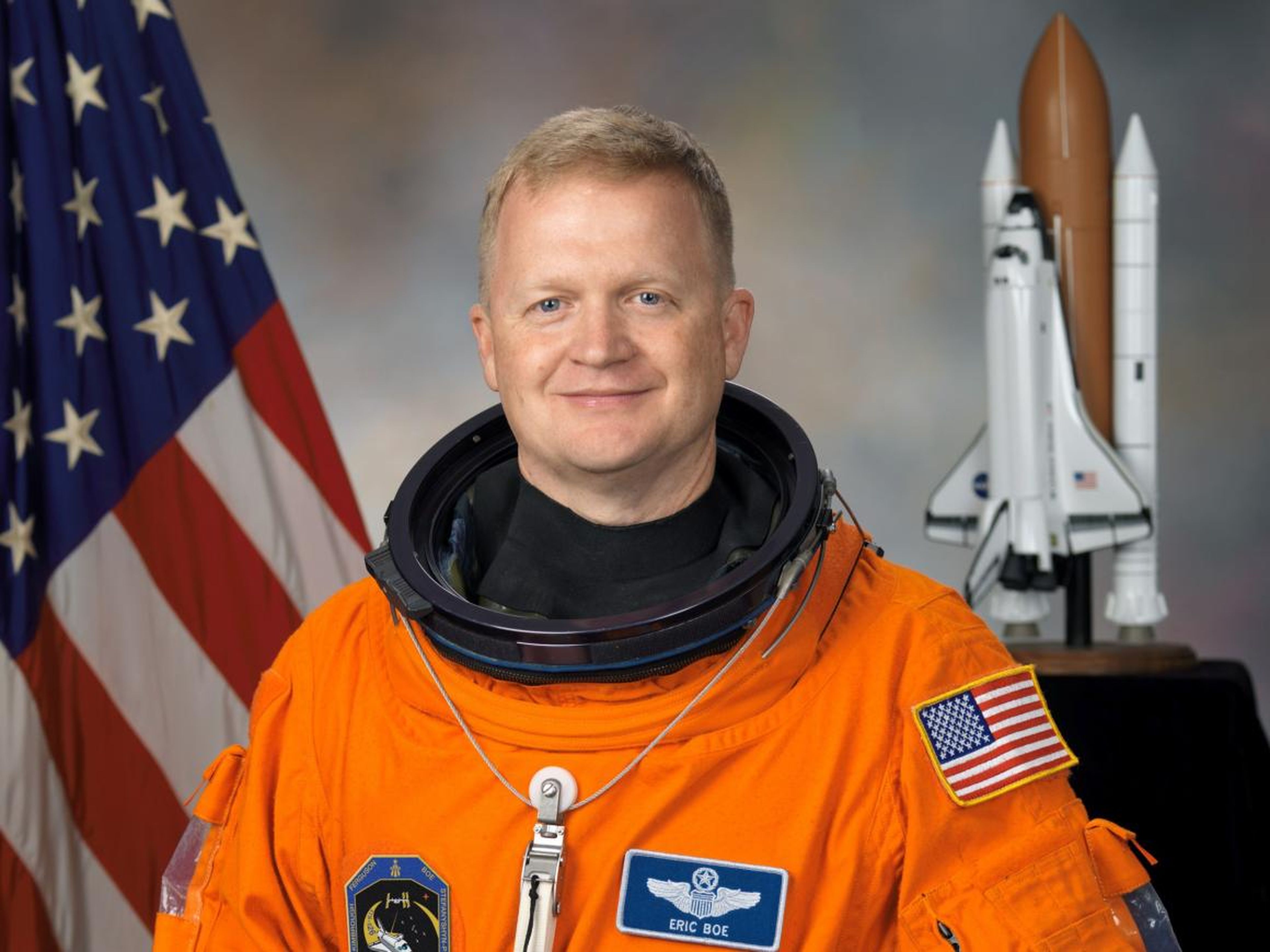 El astronauta Eric Boe
