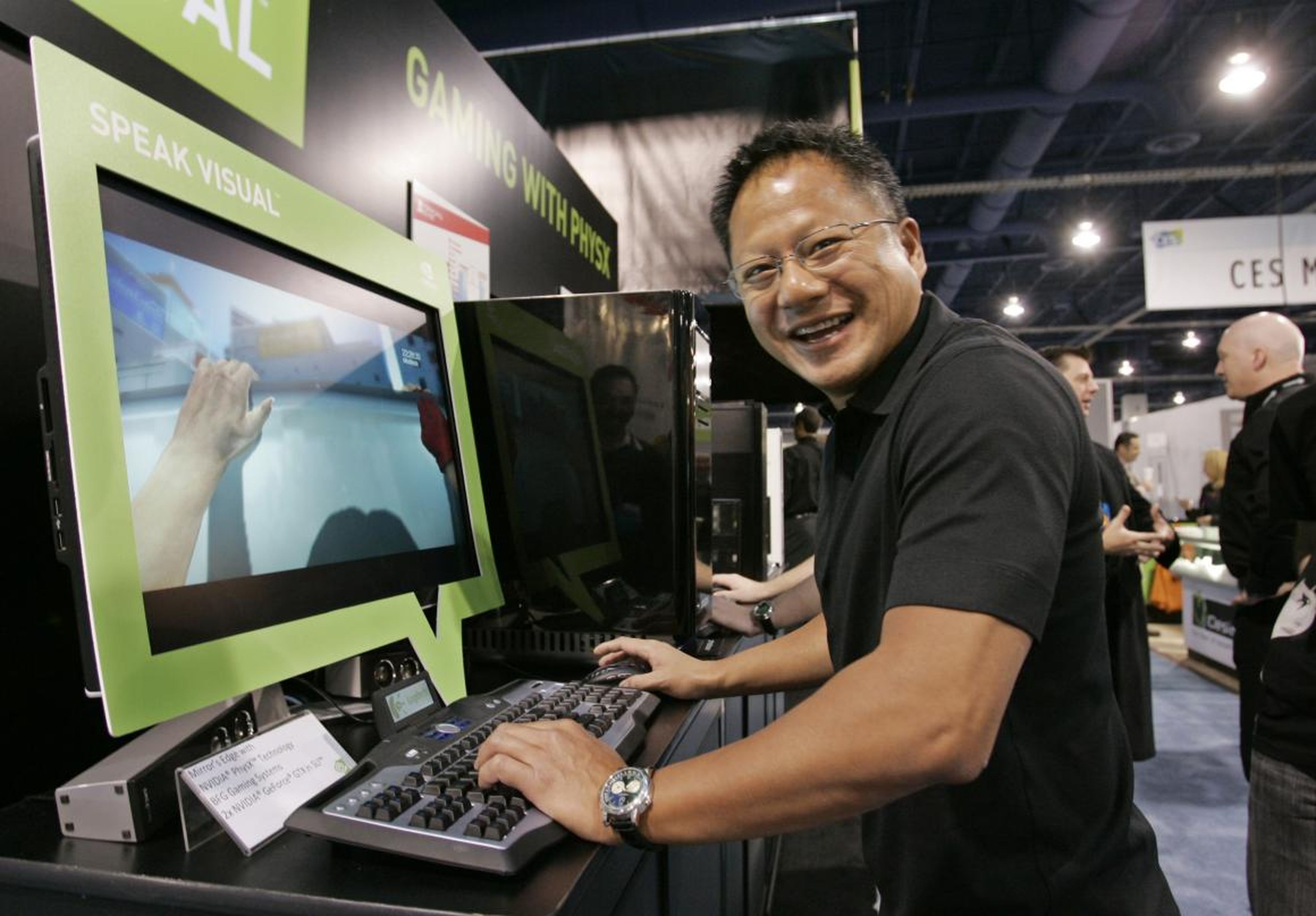 El CEO y presidente de Nvidia, Jen-Hsun Huang.