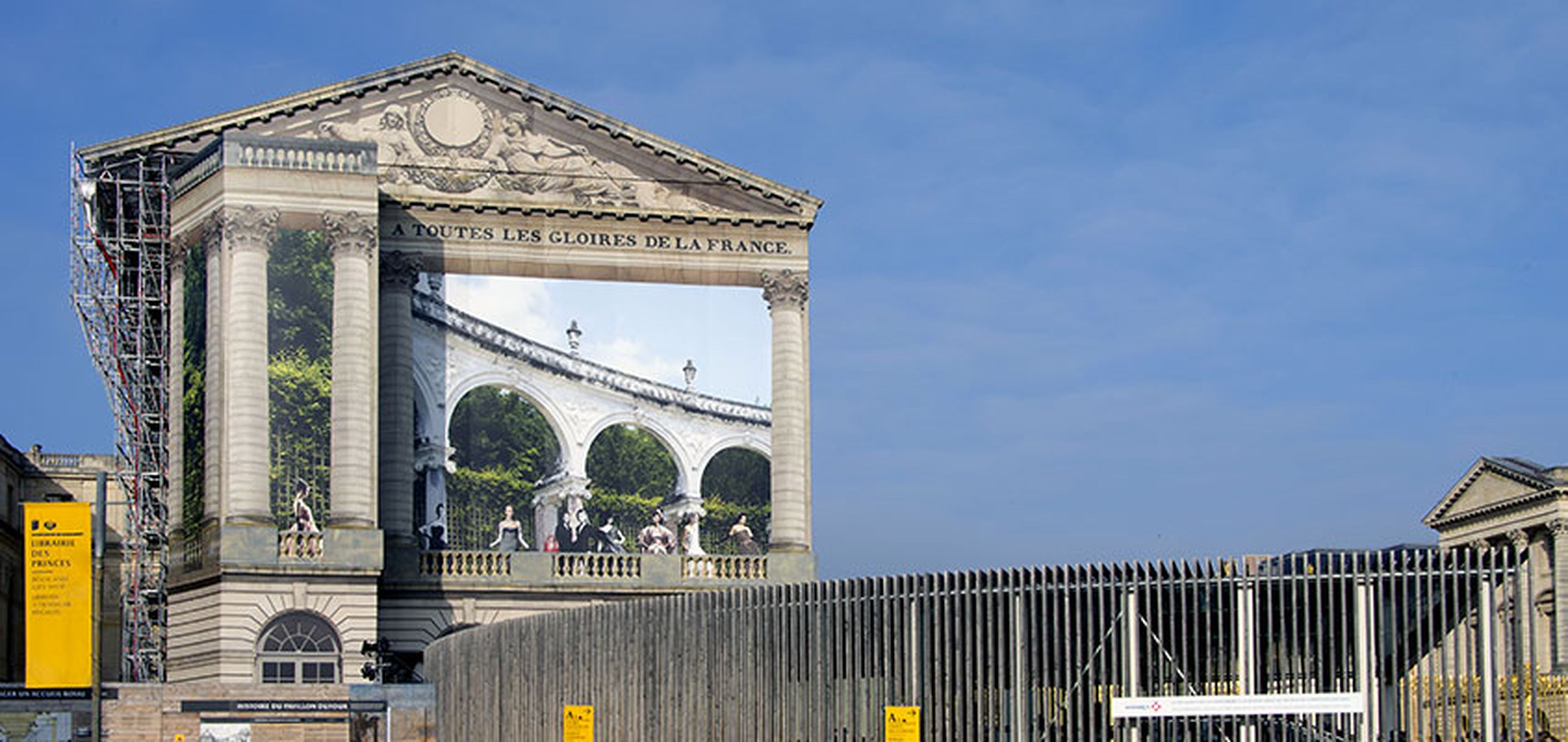 El pabellón Dufour, en el Palacio de Versalles, Versalles, Francia.