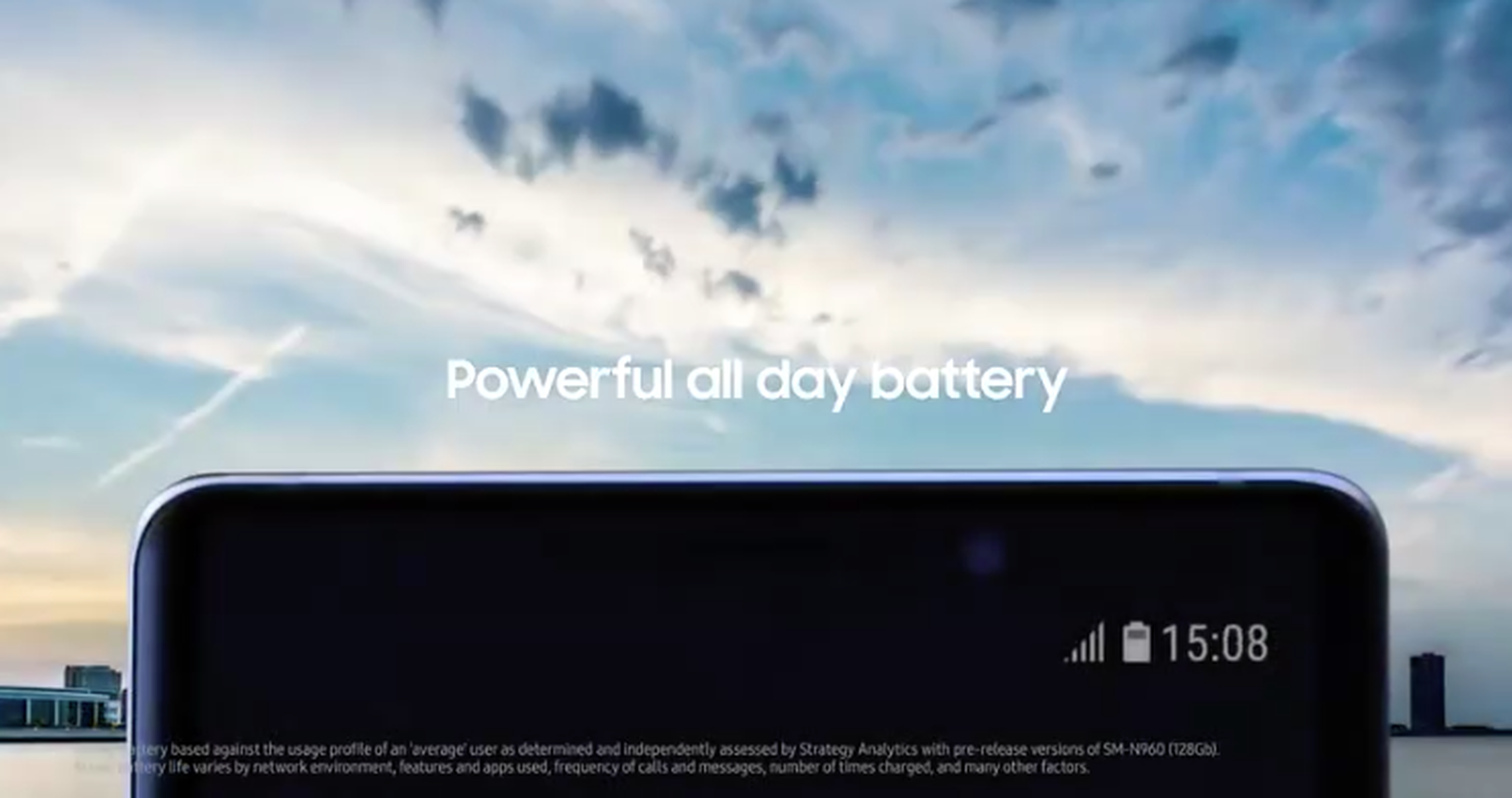Captura de pantalla de vídeo filtrado Samsung Galaxy Note 9