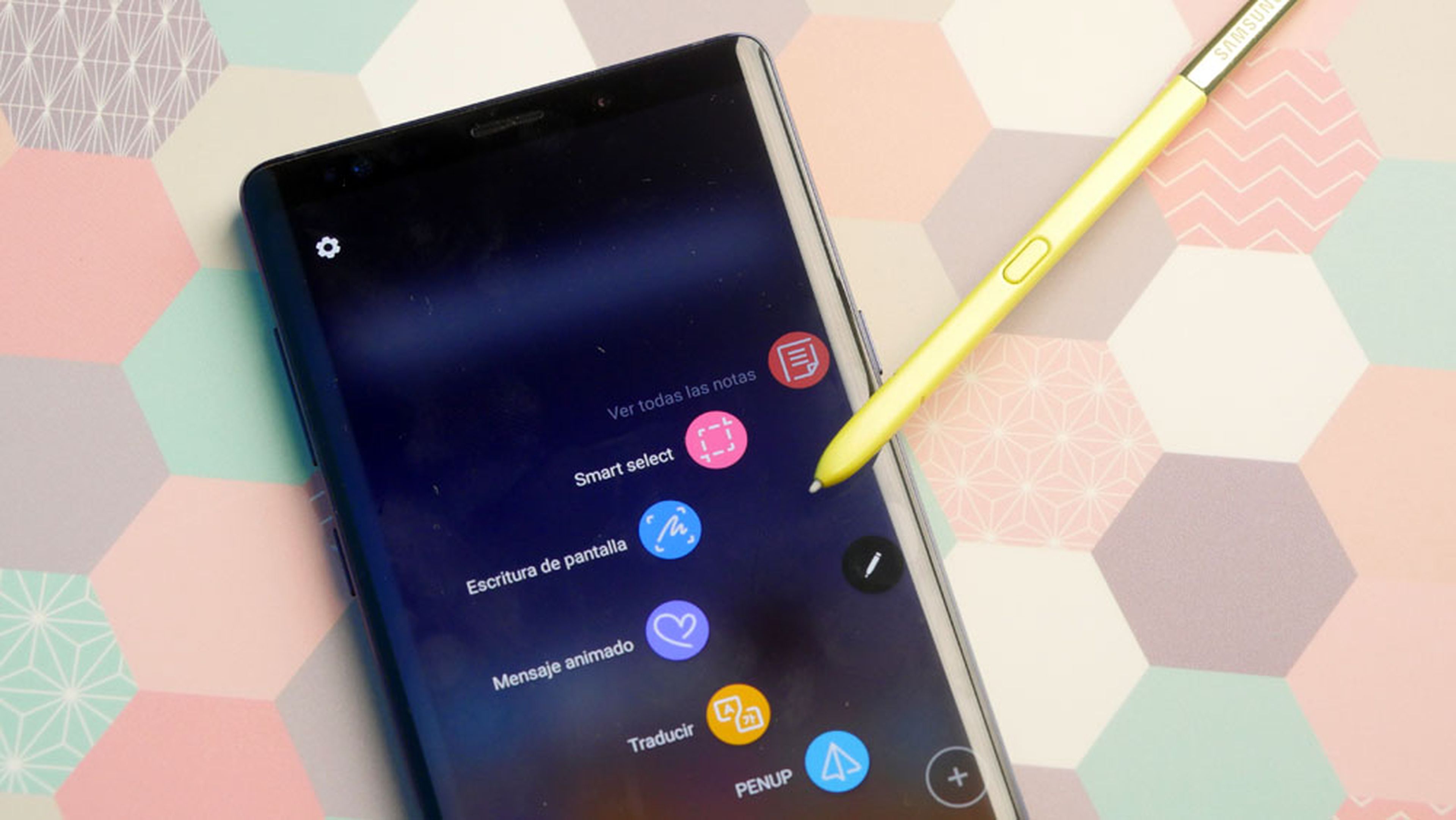 Funciones del S-Pen en el Samsung Galaxy Note 9
