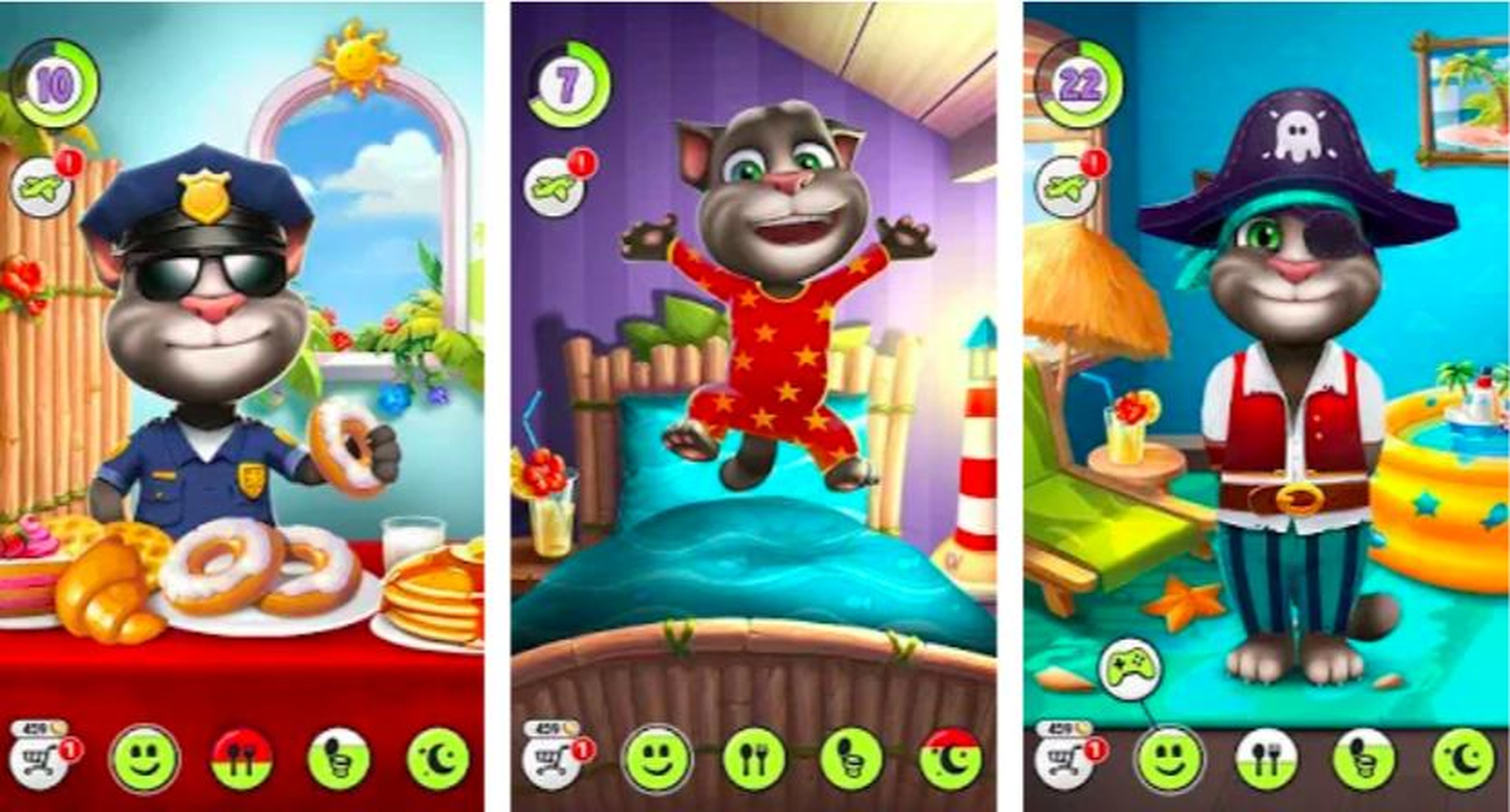 In second place for the most hours played is "My Talking Tom," a virtual pet game that iPhone and Android users have played for a whopping combined 3.42 billion hours.