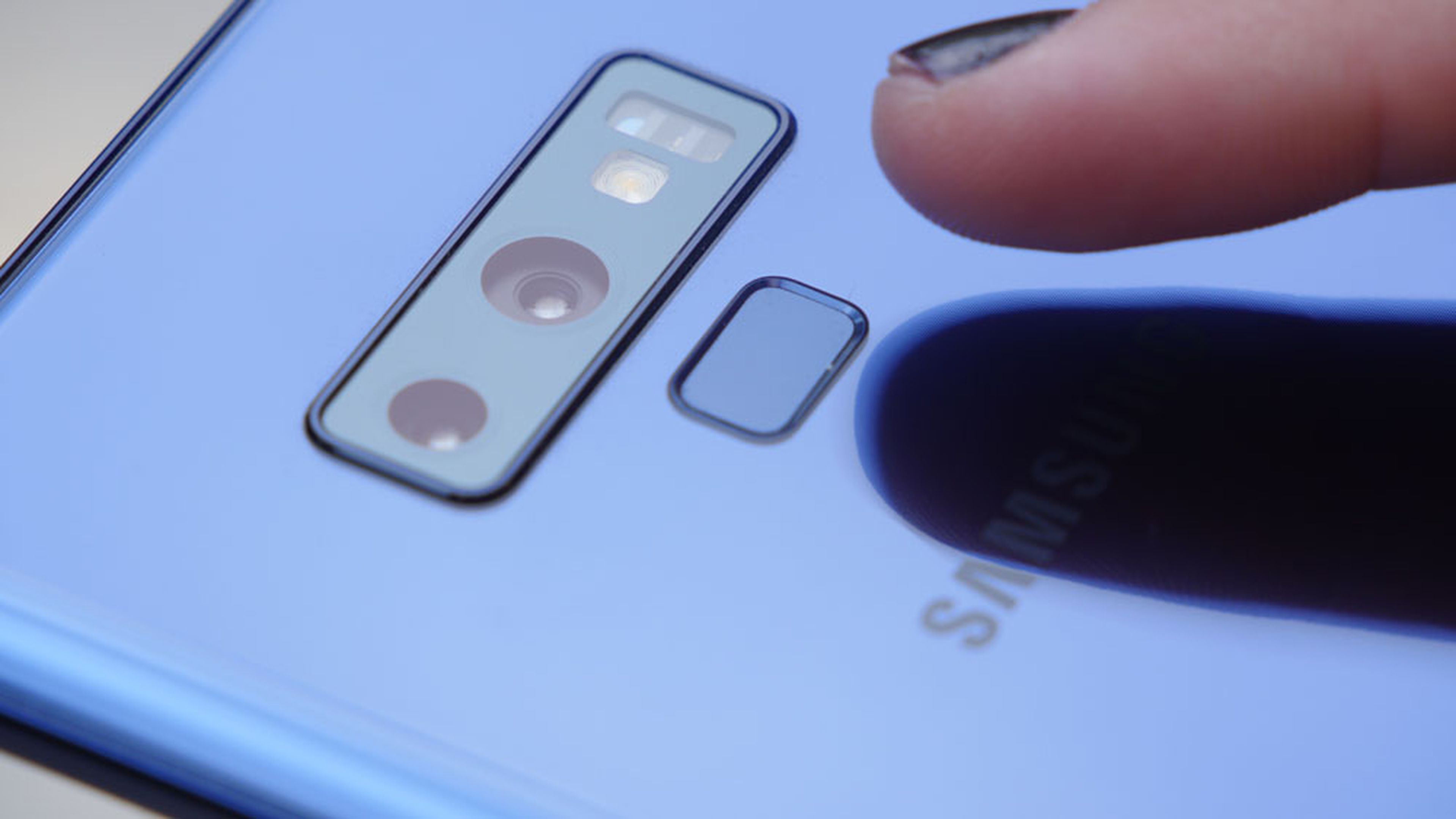 Sensor de huellas digitales en el Samsung Galaxy Note 9