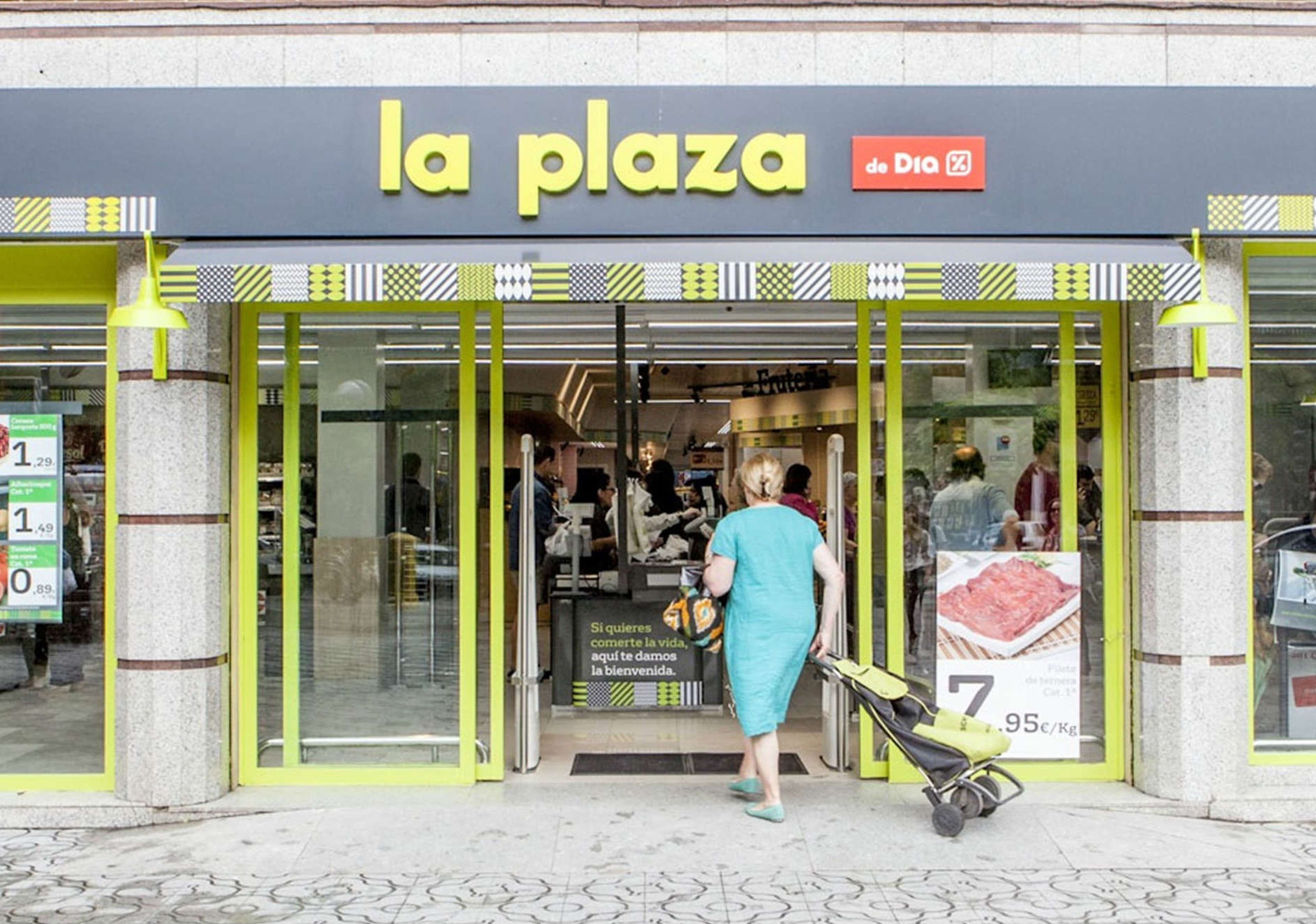 Un supermercado La Plaza del grupo DIA. 