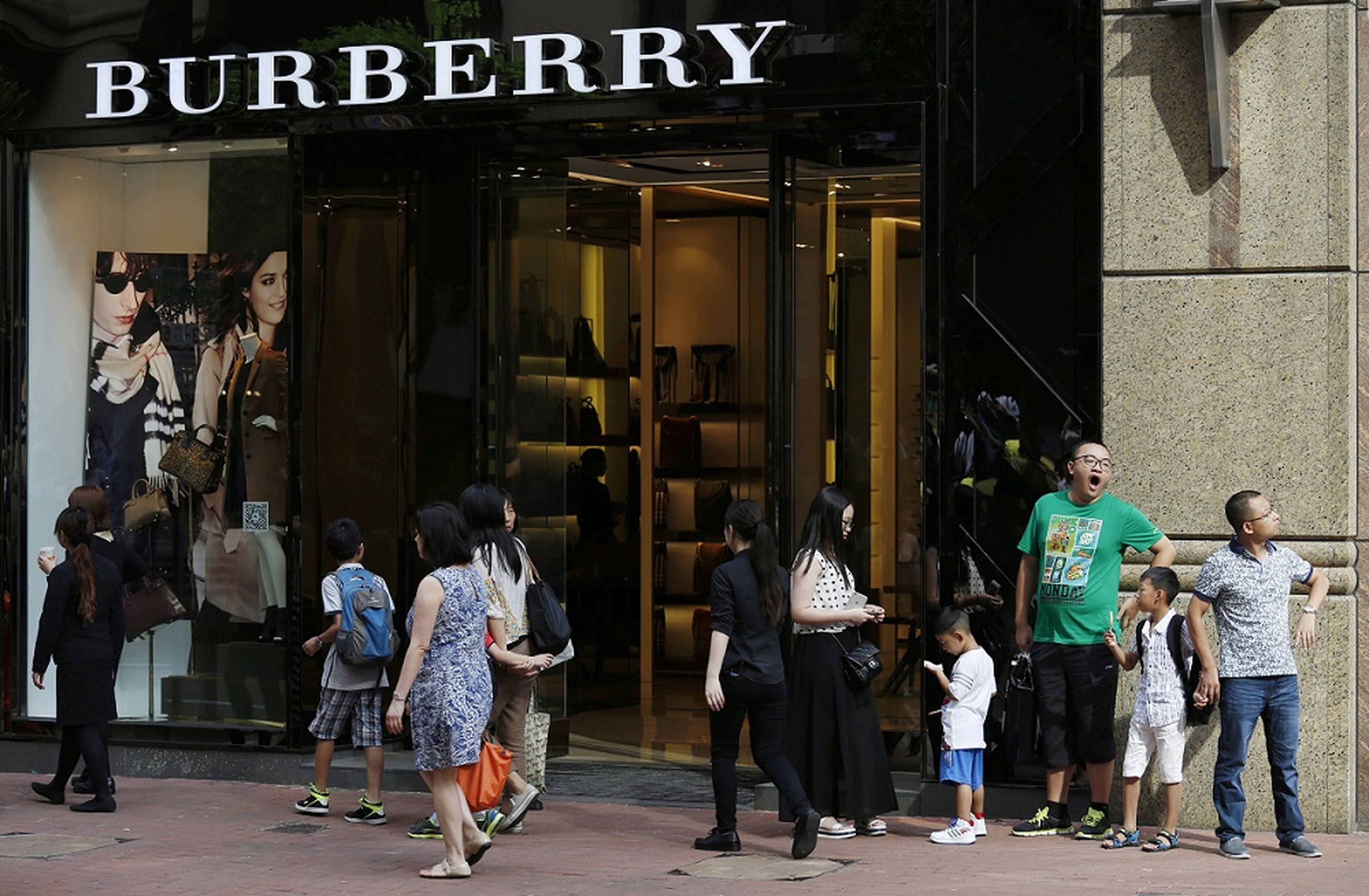 Una tienda de Burberry en Causeway Bay, Hong Kong, China, el 16 de julio de 2015.