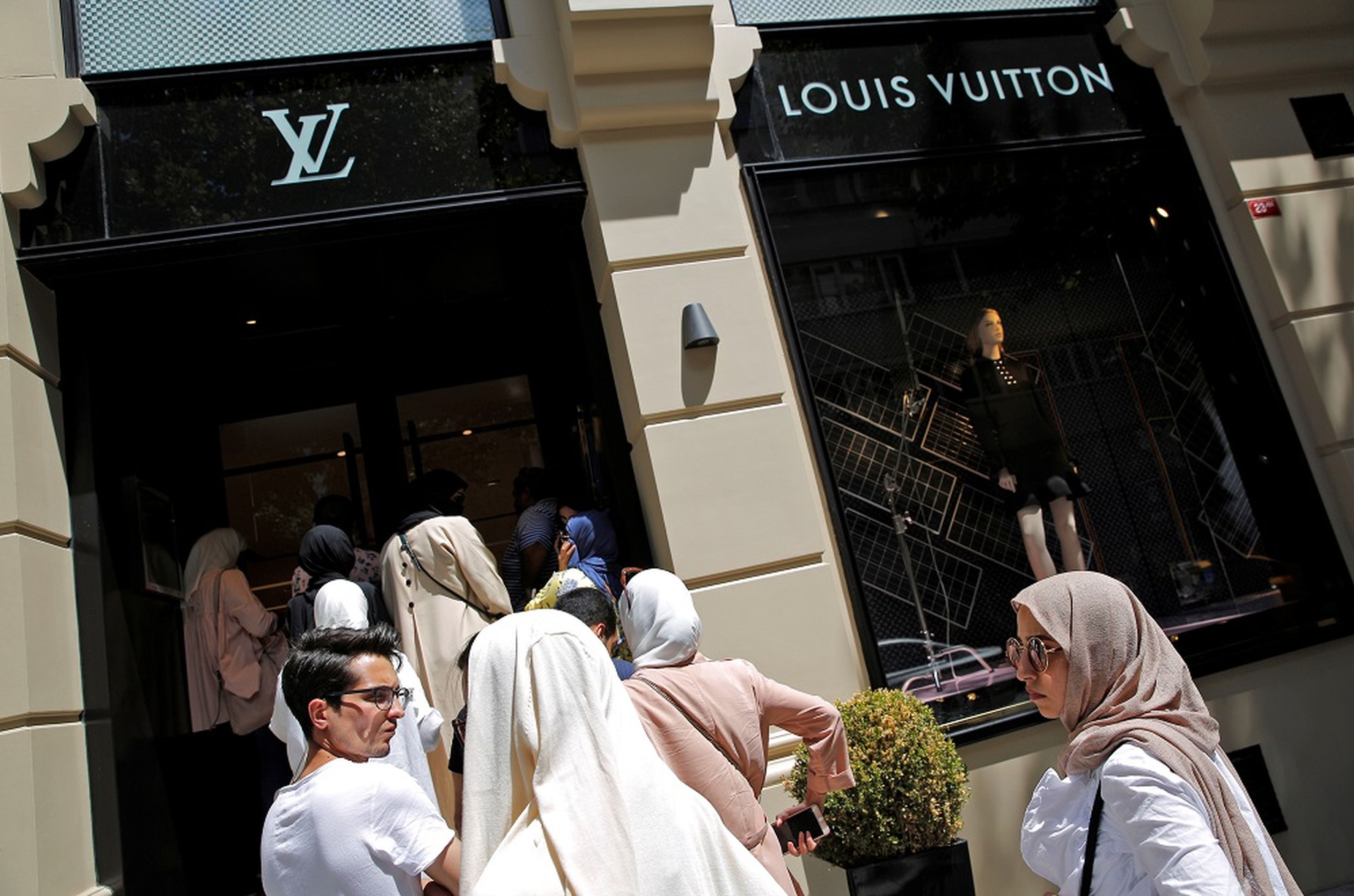 Tienda de Louis Vuitton en Estambul, Turquía, el 13 de agosto de 2018.