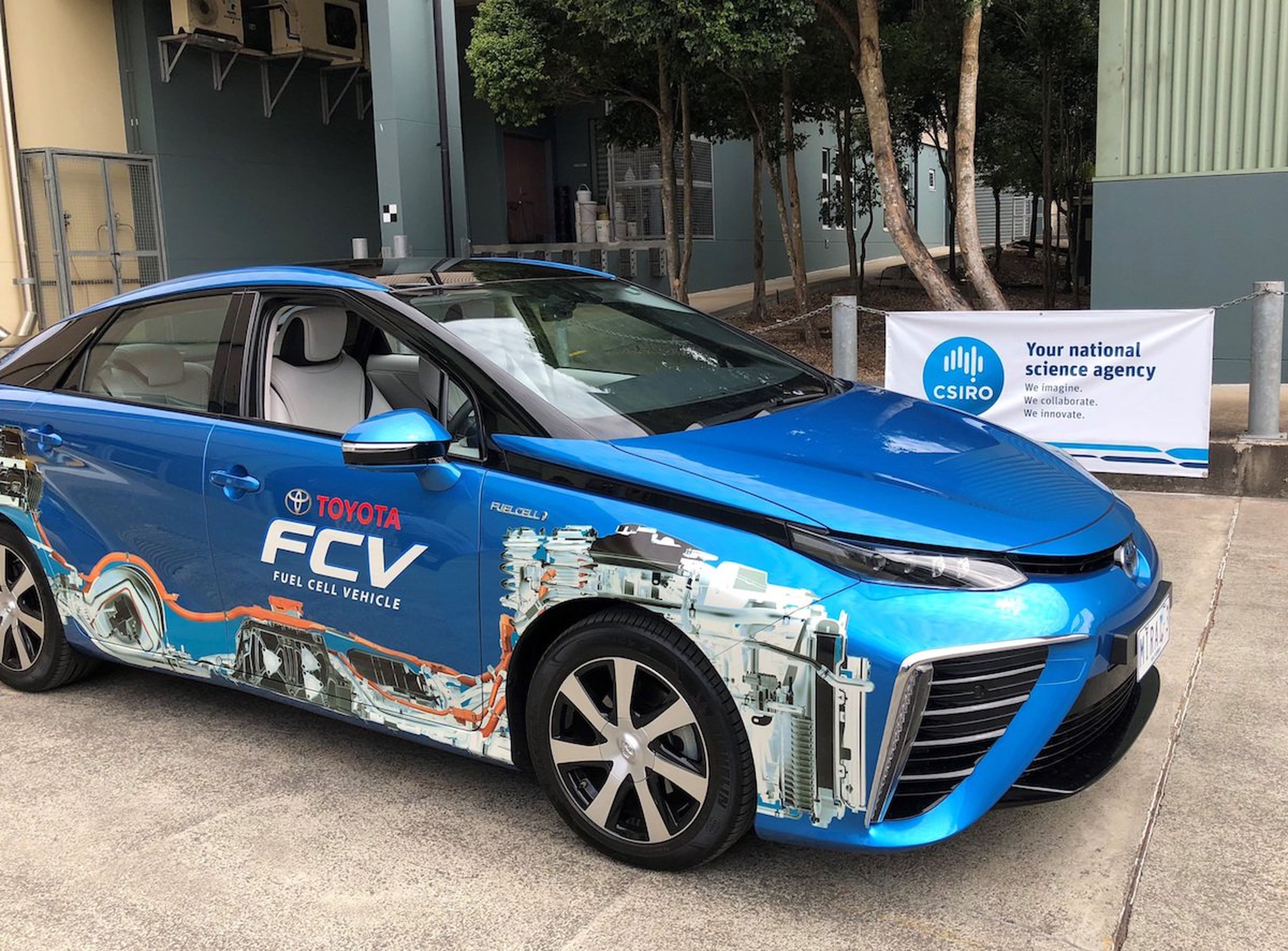 El Toyota Mirai propulsado por hidrógeno producido en Queensland